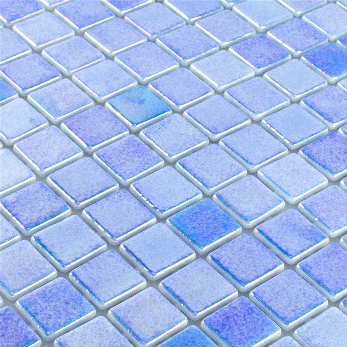 Glas Schwimmbad Pool Mosaik Mcneal Blau