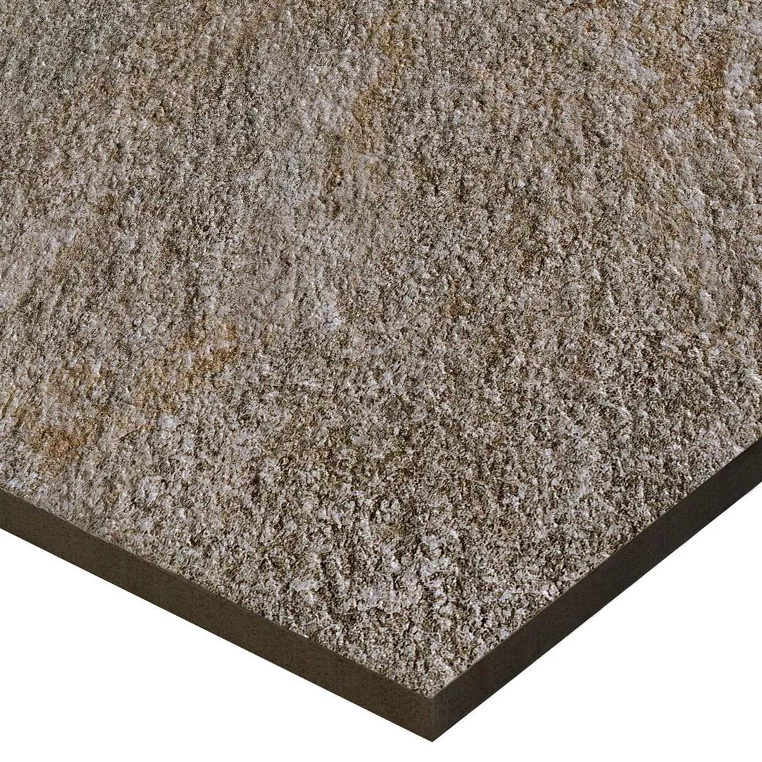 Muster Terrassenplatten Stoneway Natursteinoptik Dunkelgrau 60x60cm