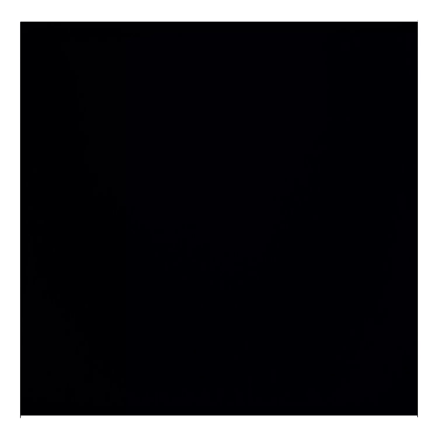 Metrofliese Schwarz Matt 20x20 cm Ohne Facette Ashville Negro