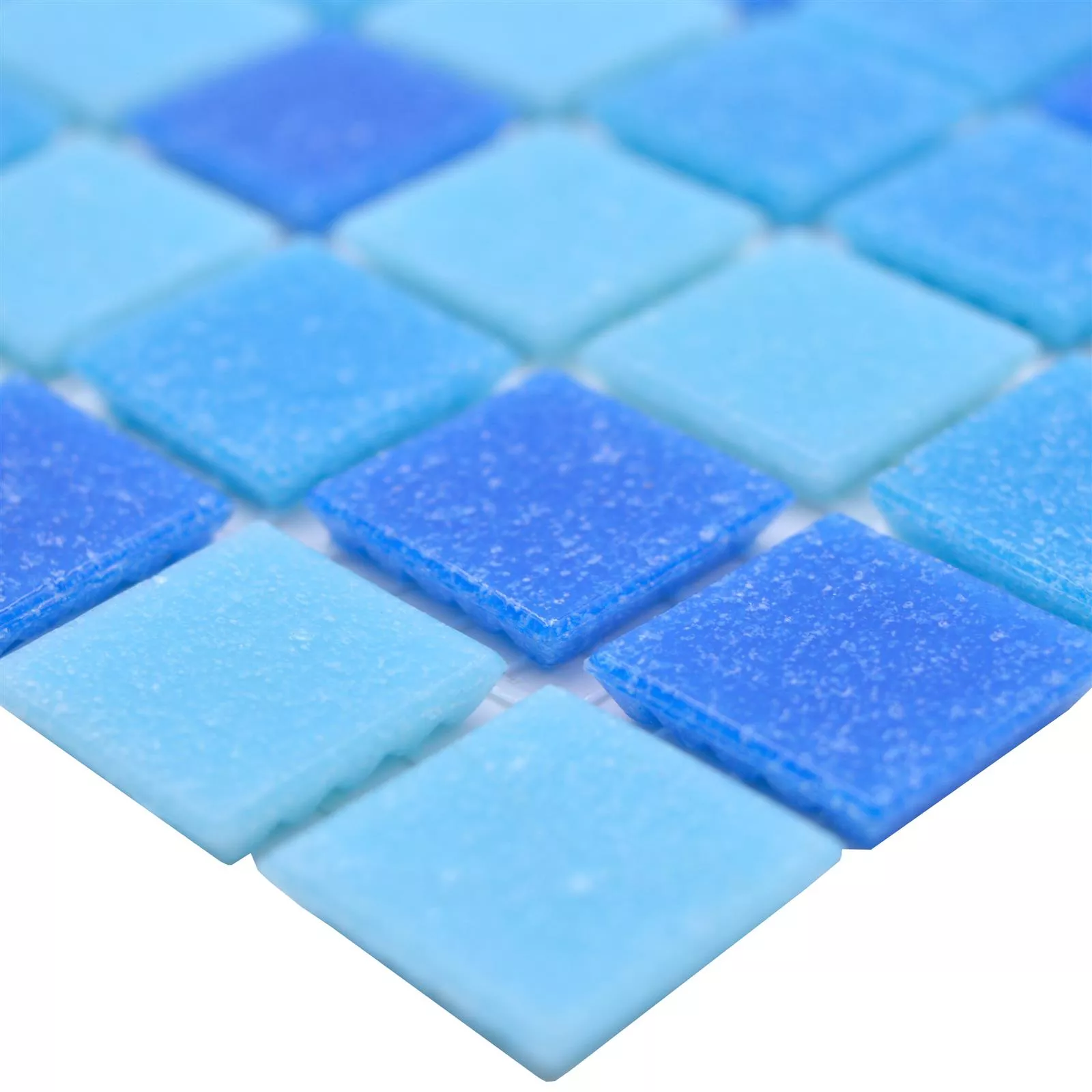 Muster von Schwimmbad Pool Mosaik North Sea Blau Türkis Mix