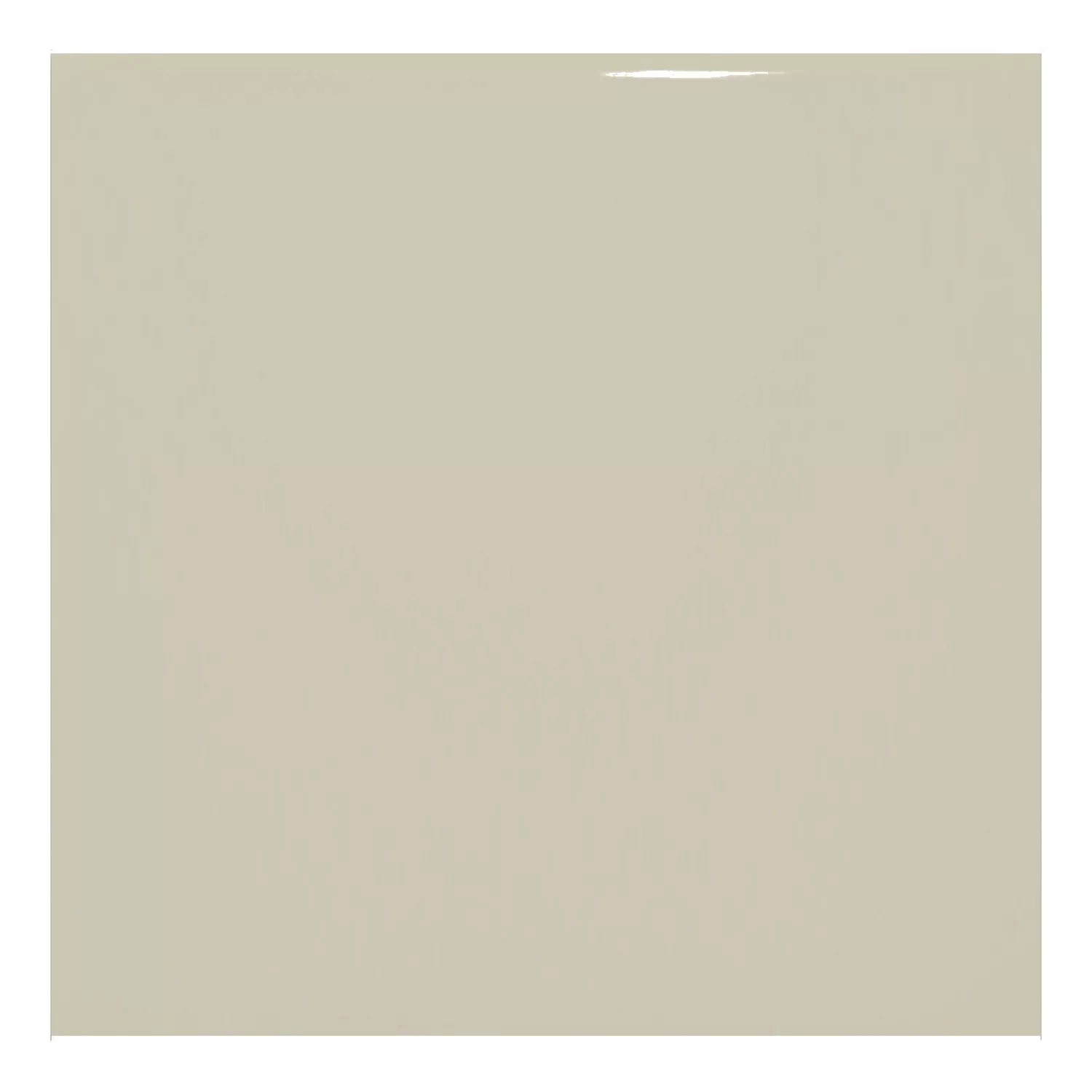 Metrofliese Grau Glänzend 10x10 cm Ohne Facette Freyburg Light Grey