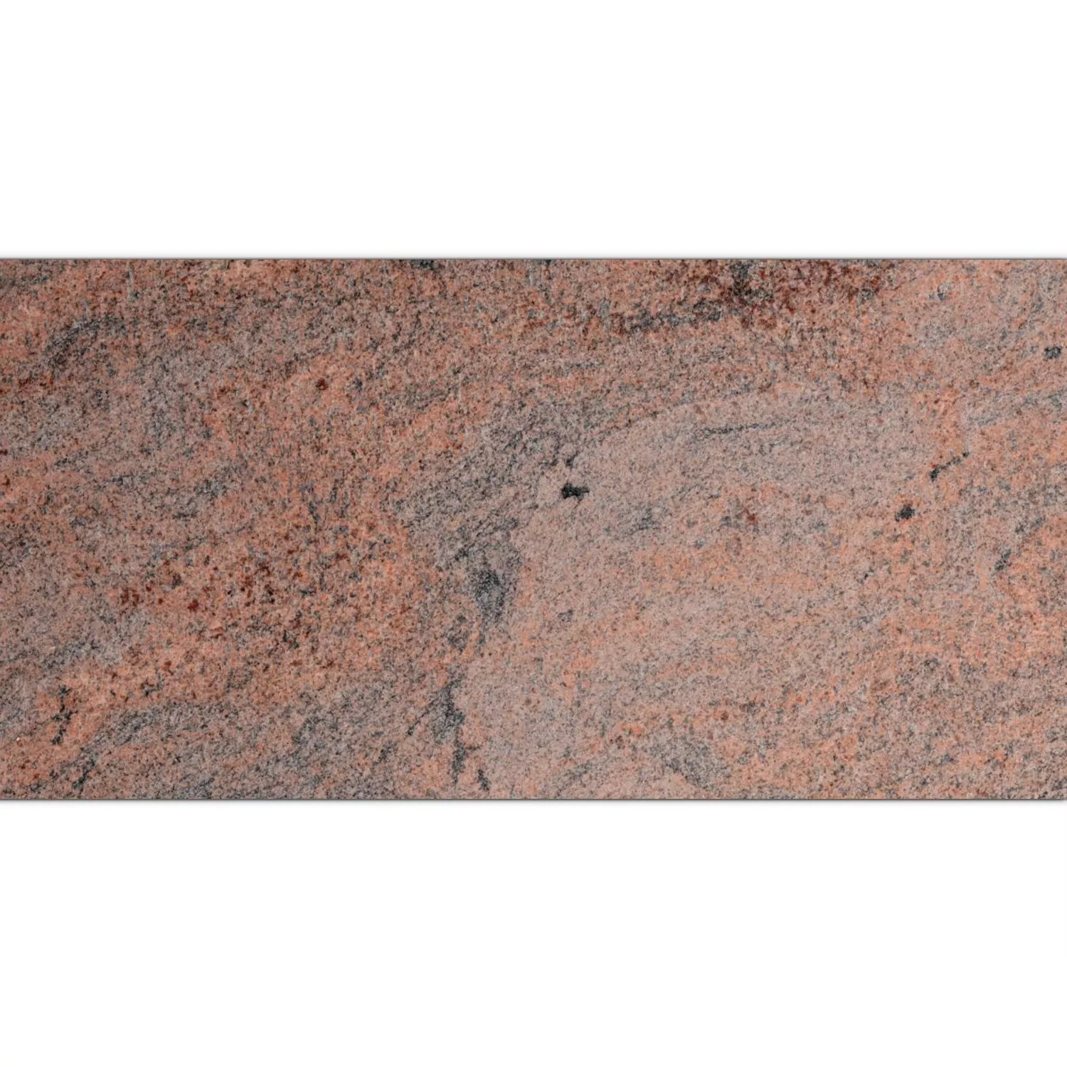 Natursteinfliesen Granit Multicolor Red Poliert 30,5x61cm