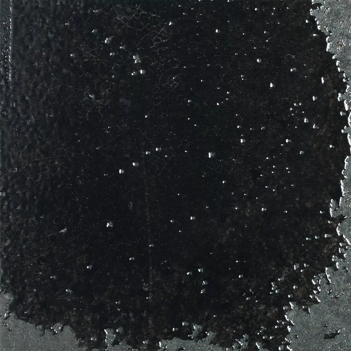 Wandfliesen Lara Glänzend Gewellt 15x15cm Schwarz Wandfliesen Lara Glänzend Gewellt 15x15cm Schwarz