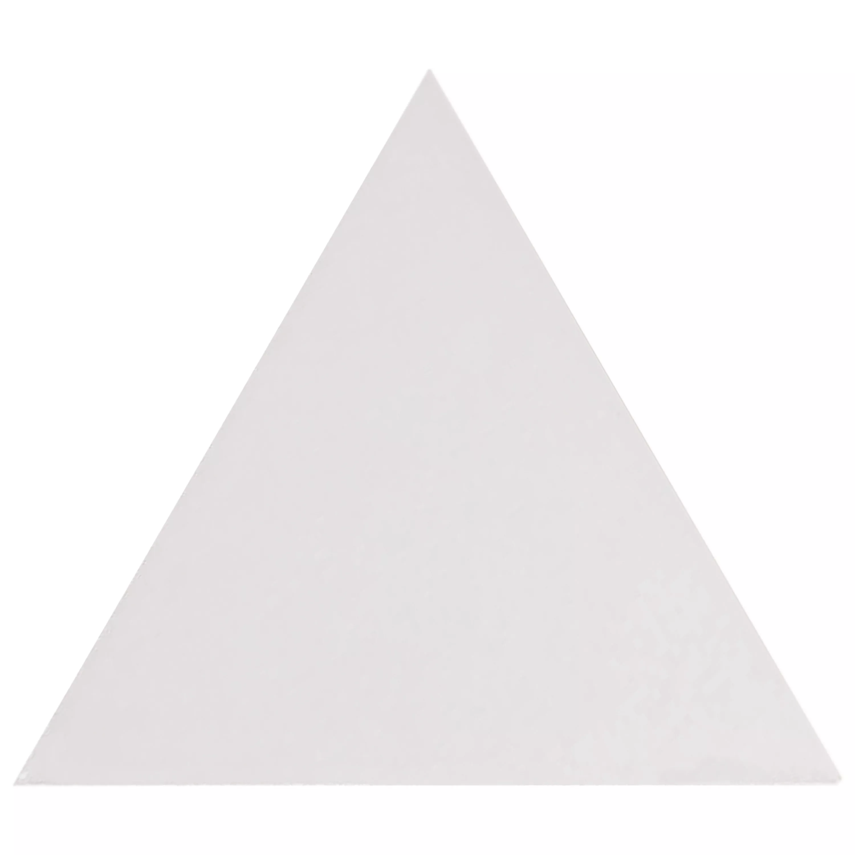 Wandfliesen Britannia Dreieck 10,8x12,4cm Weiß Matt