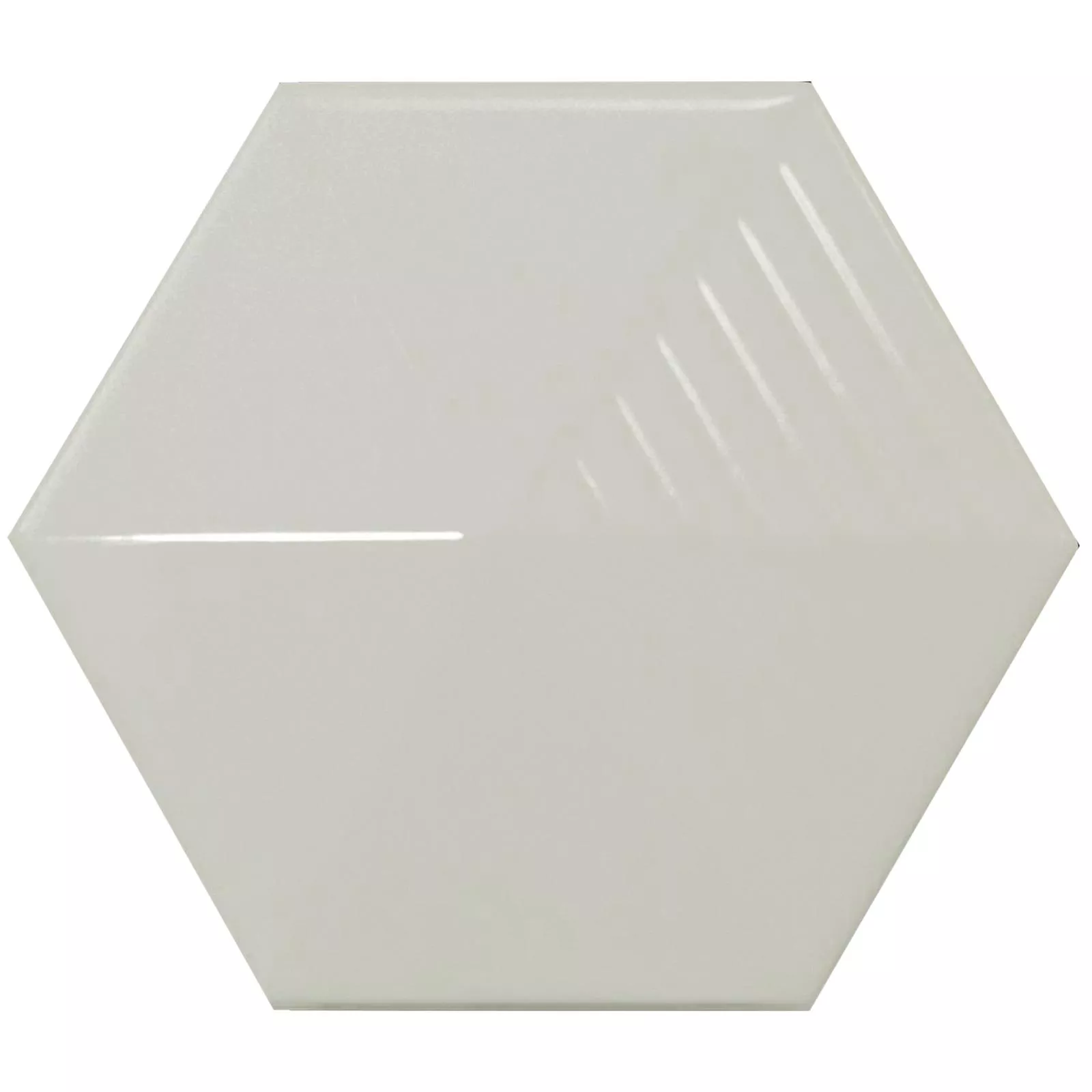 Muster Wandfliesen Rockford 3D Hexagon 12,4x10,7cm Mint