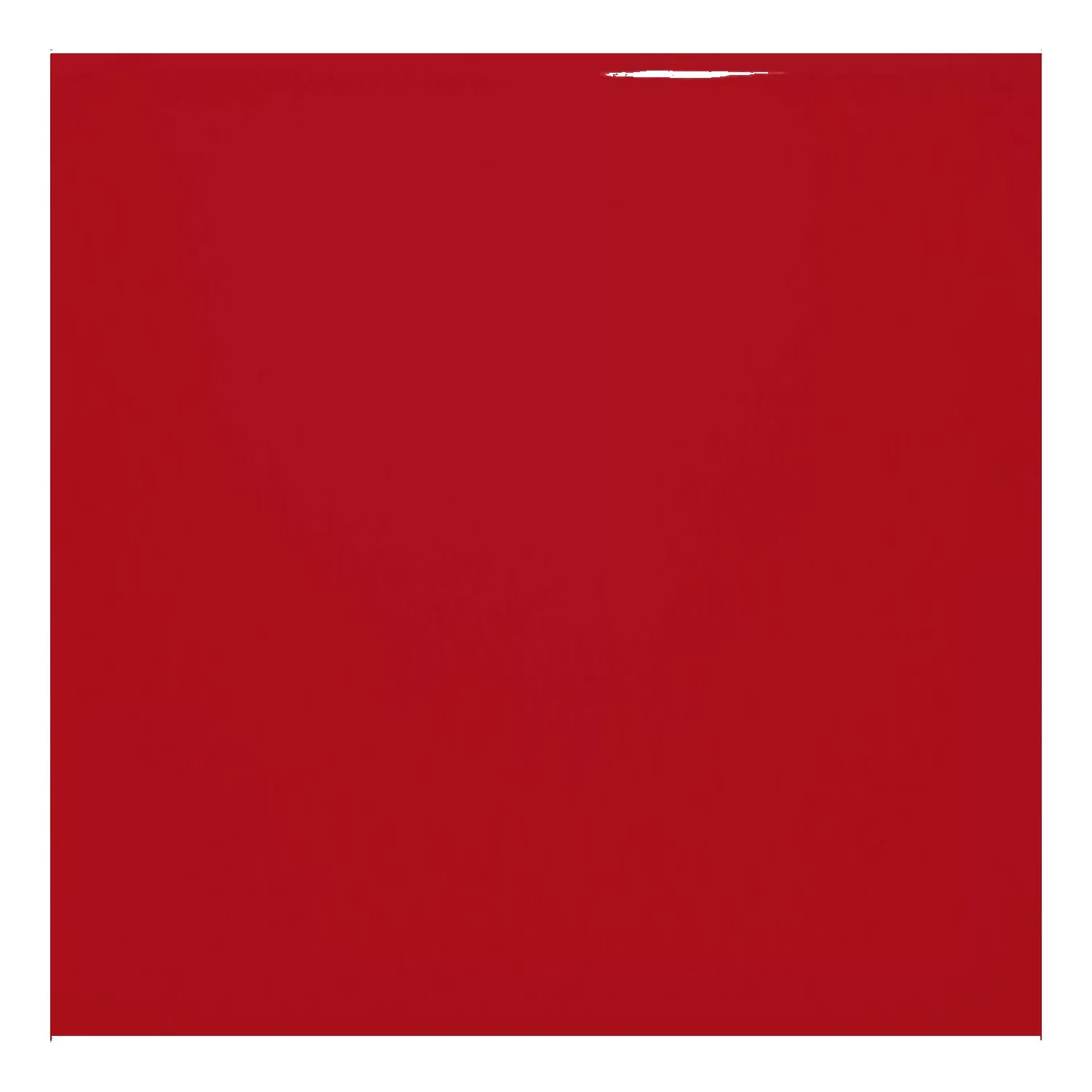 Metrofliese Rot Glänzend 20x20 cm Ohne Facette Ashville Fuego