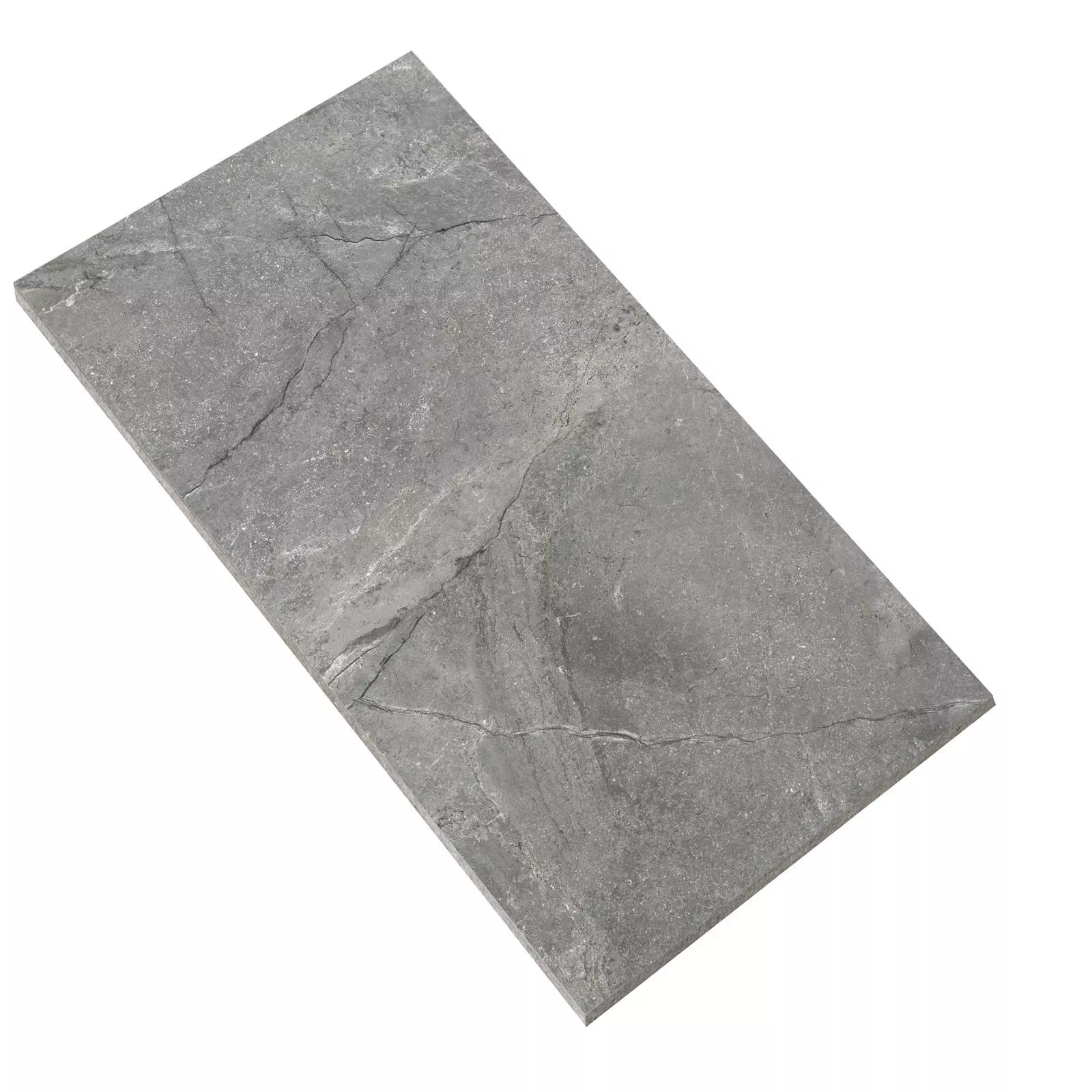 Bodenfliese Noiron Poliert Grau 60x120cm