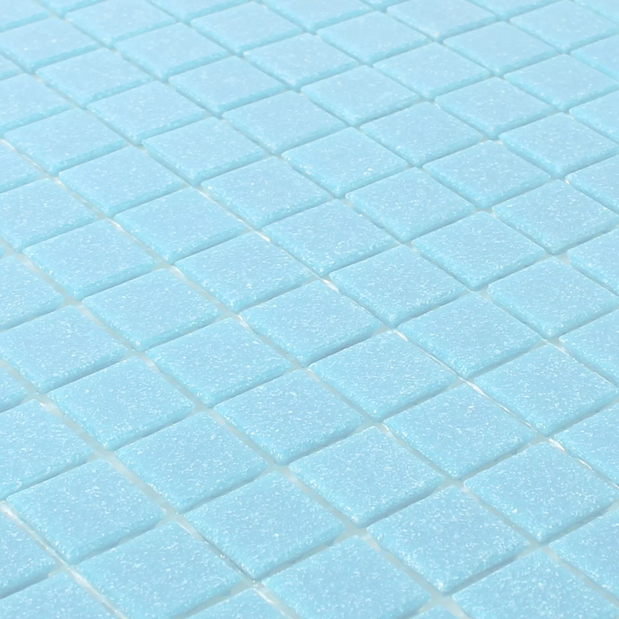 Muster von Glasmosaik Fliesen Potsdam Himmelblau