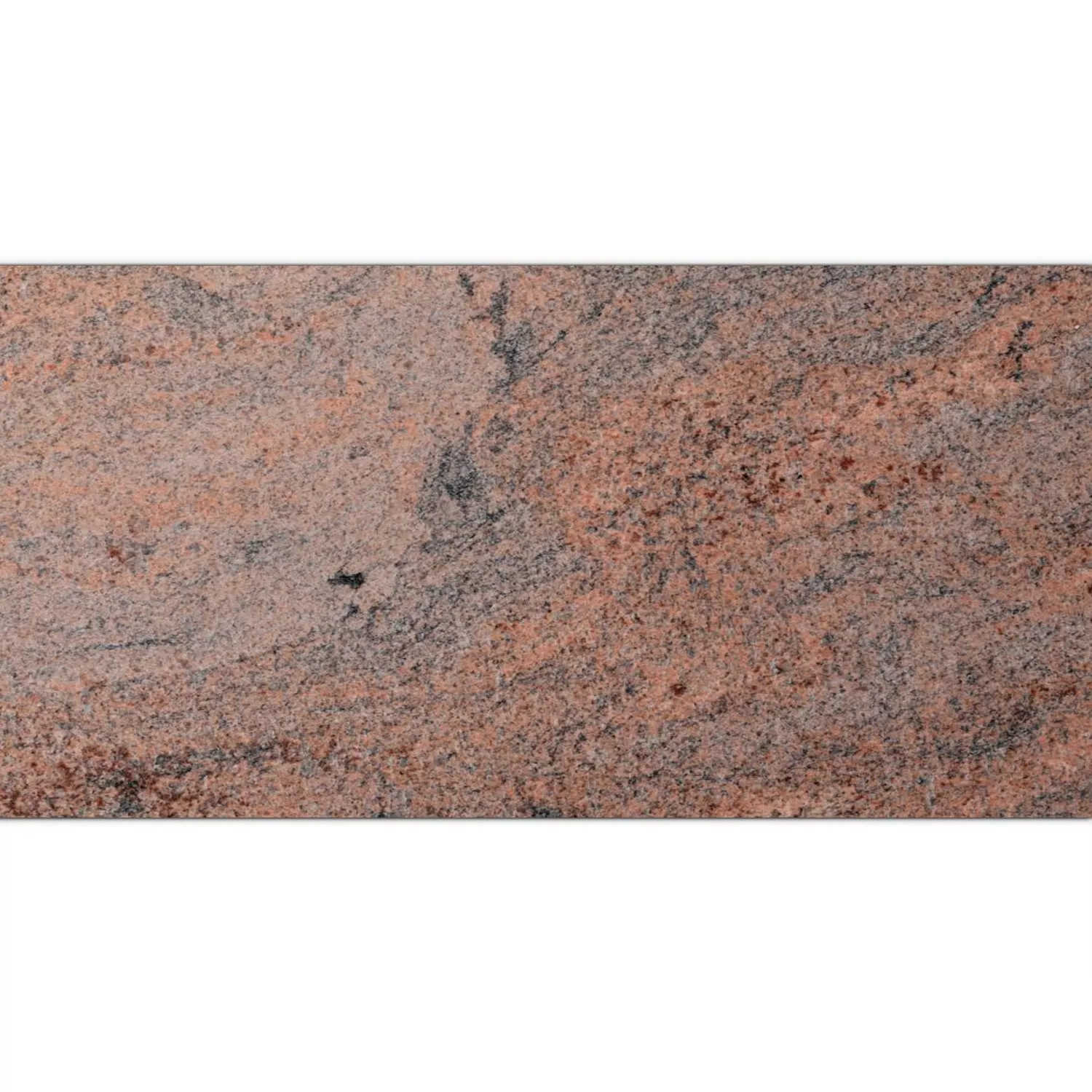 Natursteinfliesen Granit Multicolor Red Gebürstet 30,5x61cm