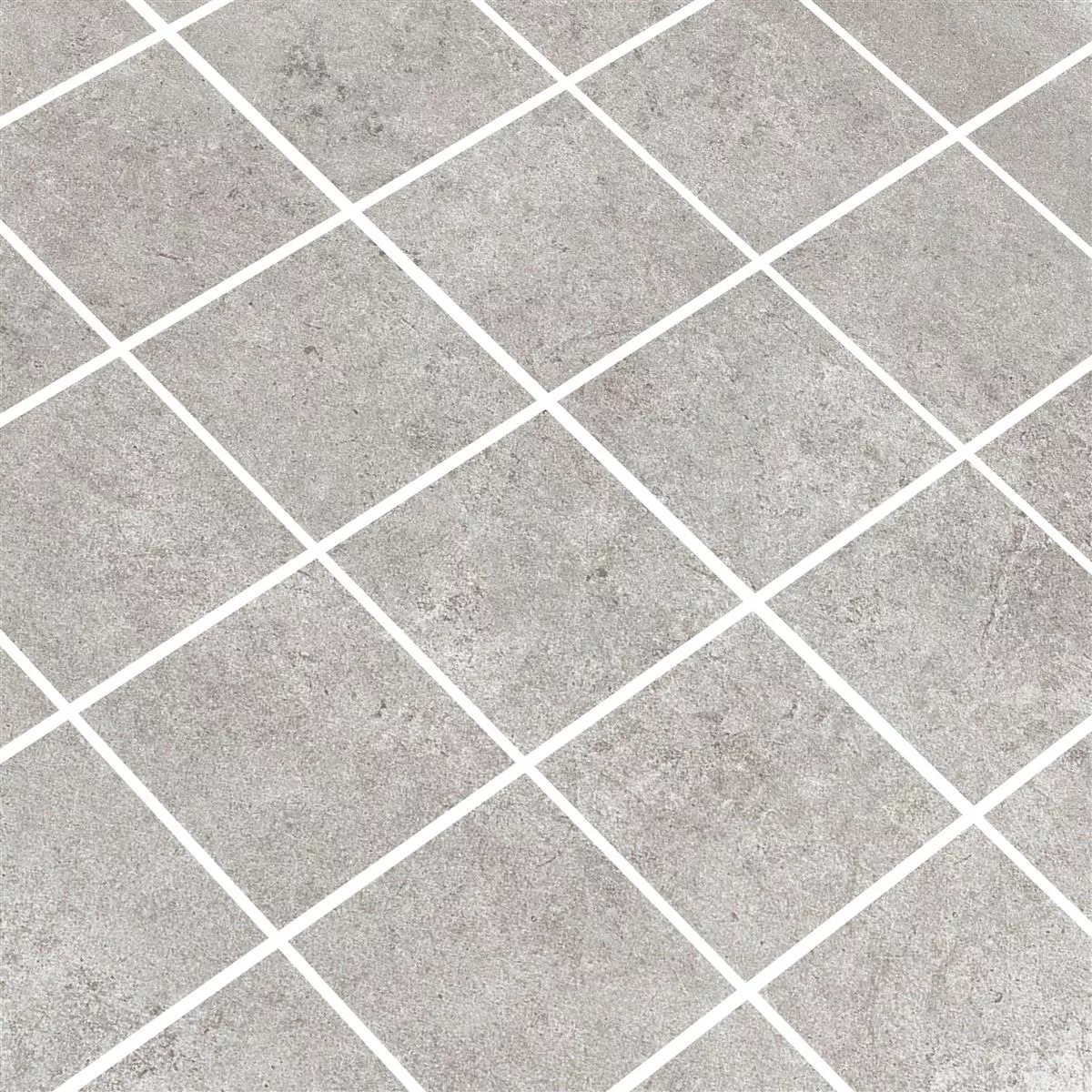 Mosaikfliese Colossus Zement-Optik Grau