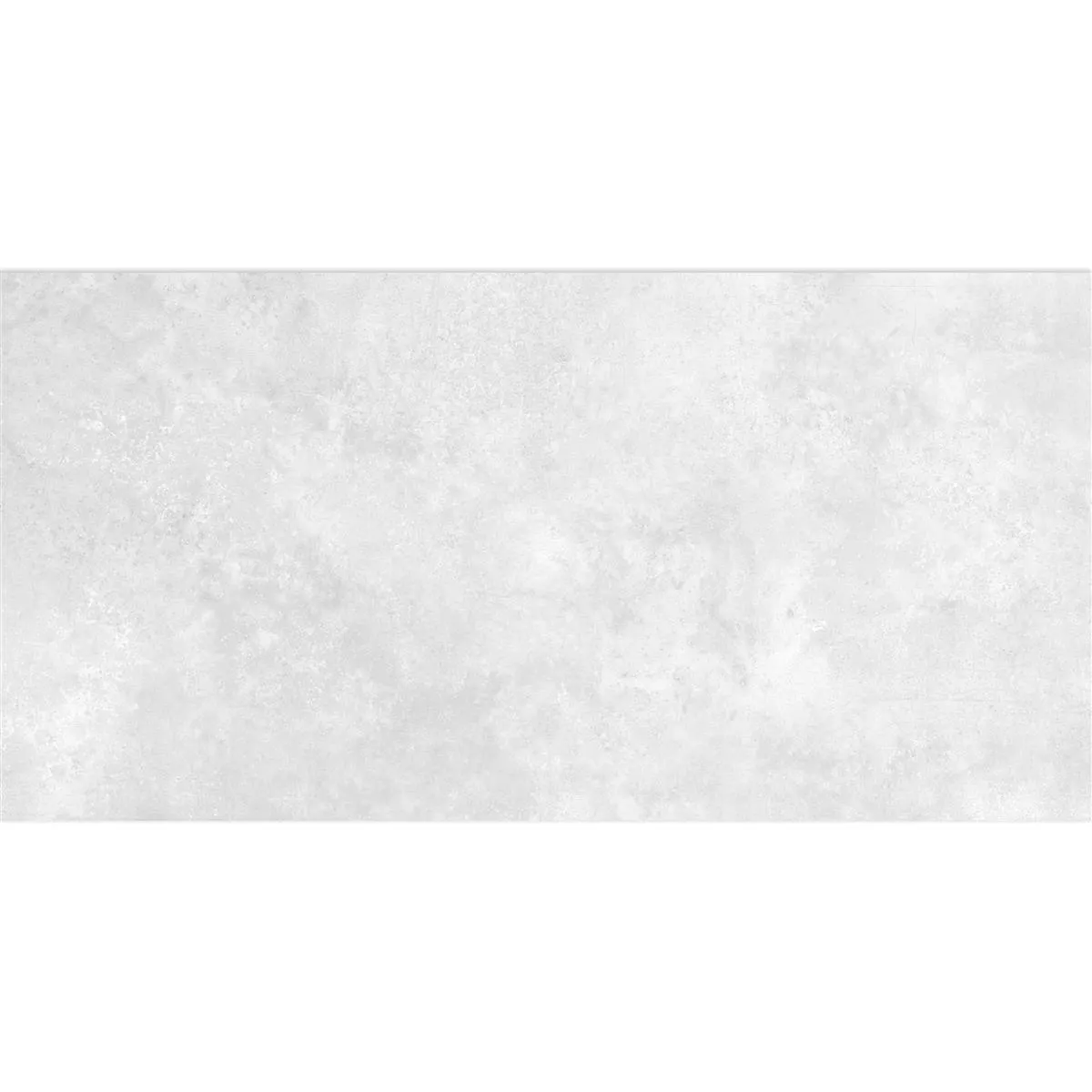Muster Bodenfliese Illusion Metalloptik Lappato Weiß 30x60cm