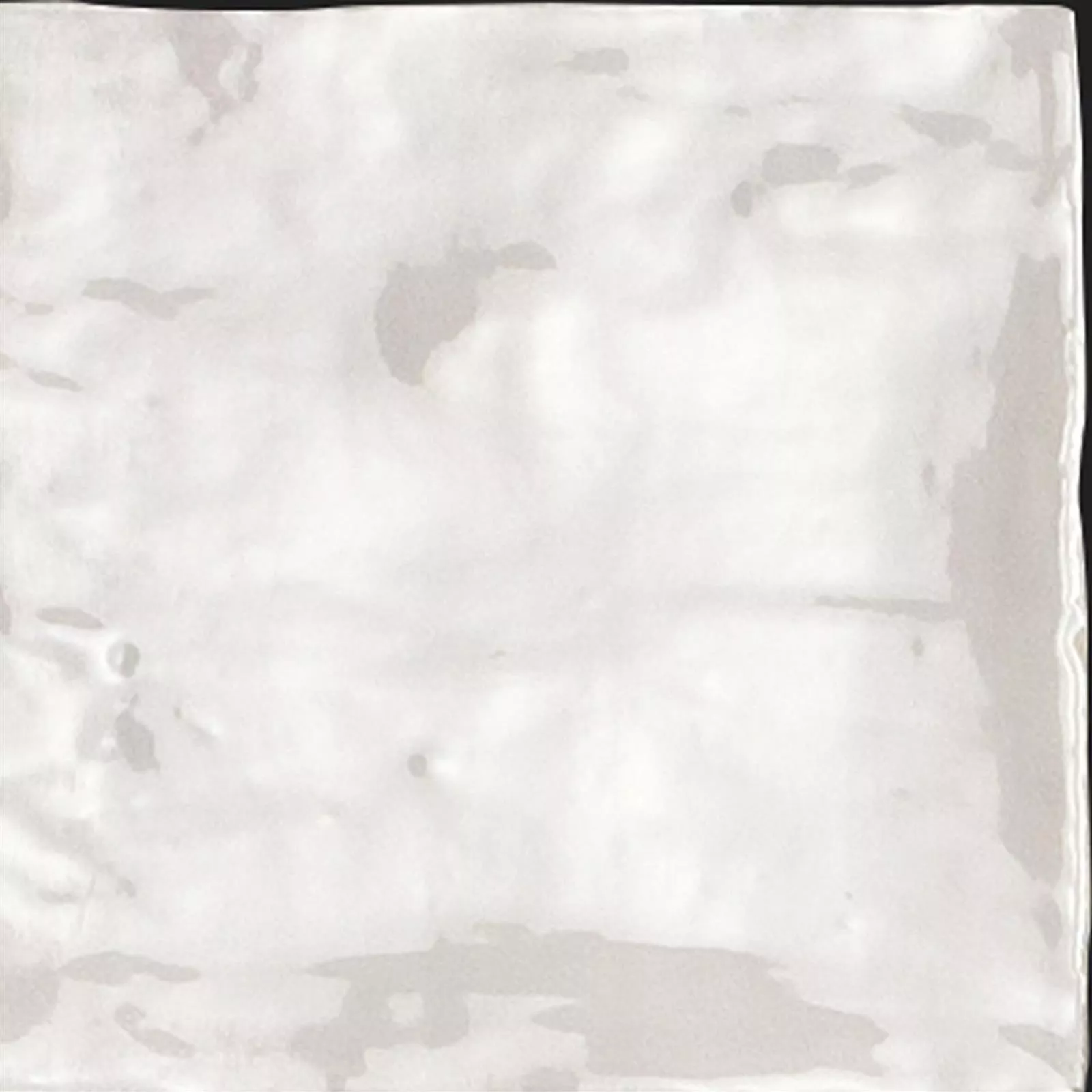 Muster Wandfliesen Marbella Gewellt 15x15cm Weiß