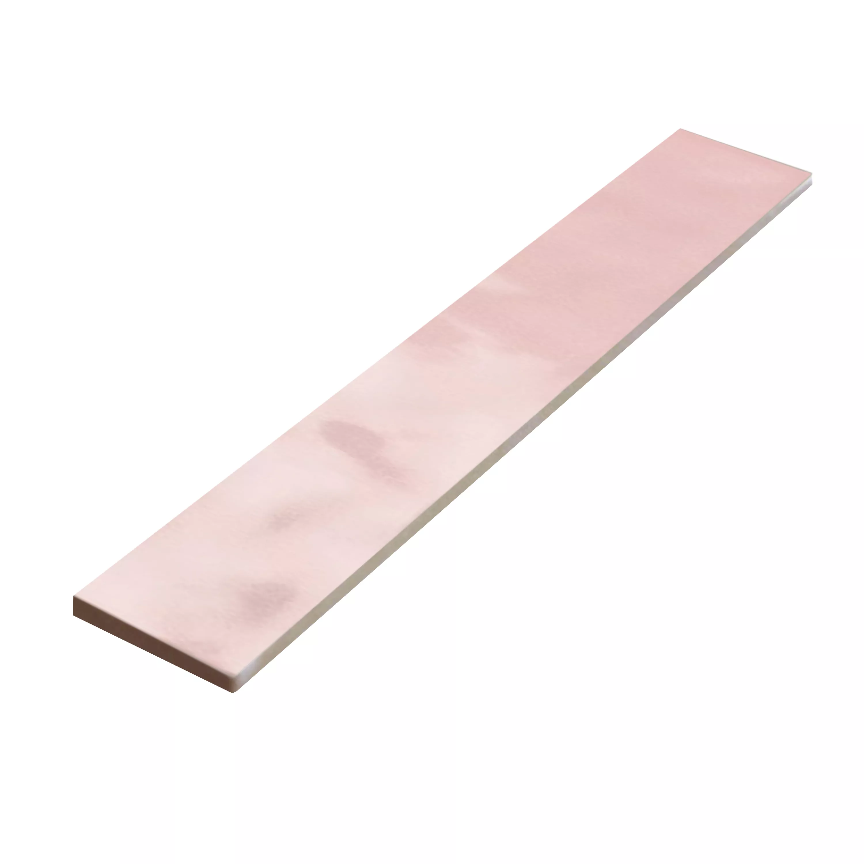 Muster Wandfliesen Montreal Gewellt Pink 5x25cm