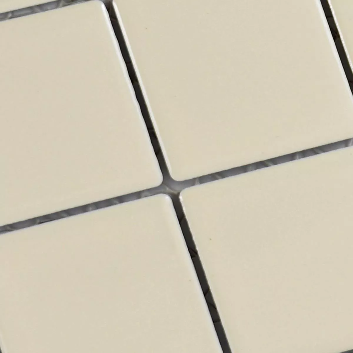 Muster von Keramik Mosaikfliesen Adrian Beige Matt Quadrat 48