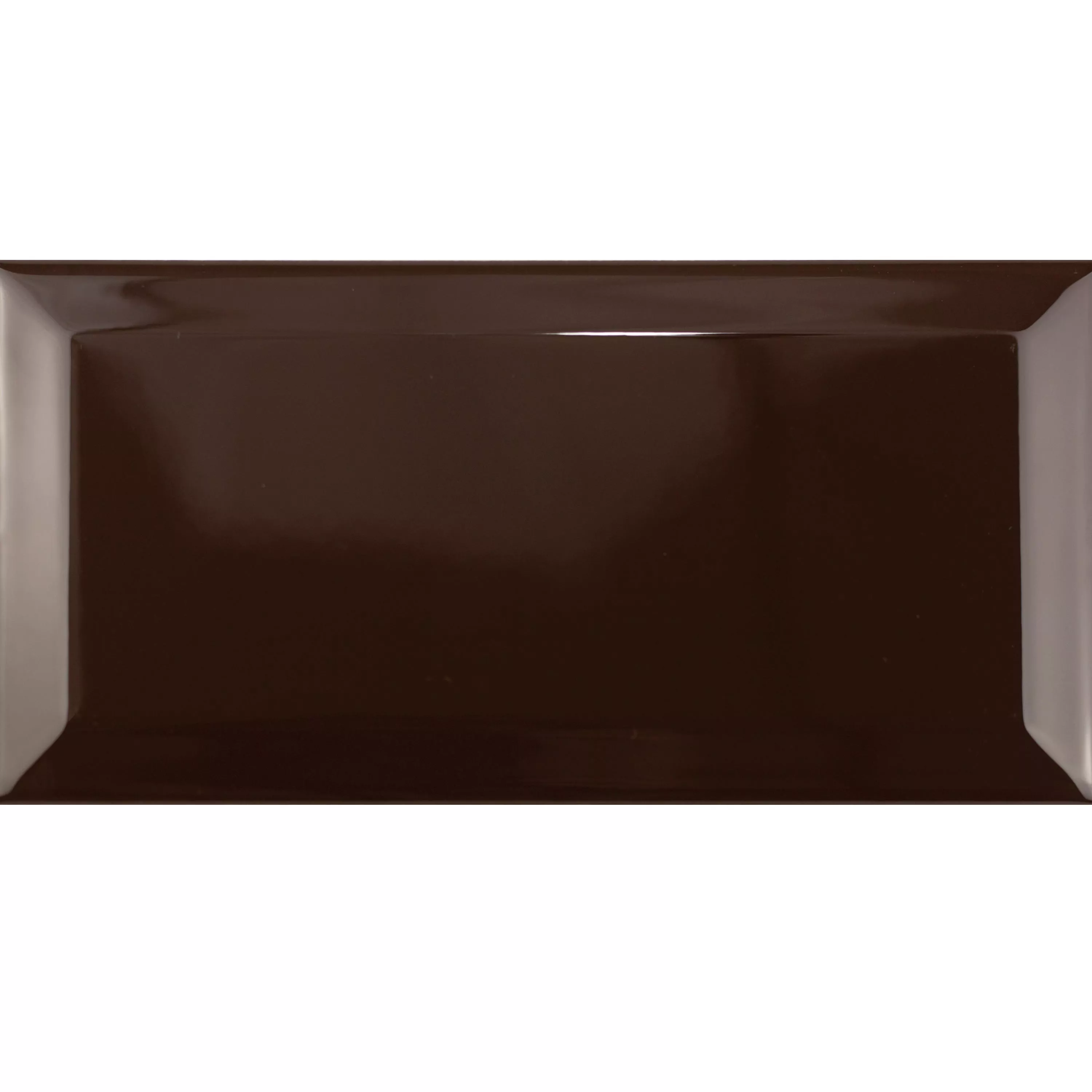 Metro Wandfliesen Brussel Facette 10x20x0,7cm Chocolate Metro Wandfliesen Brussel Facette 10x20x0,7cm Chocolate