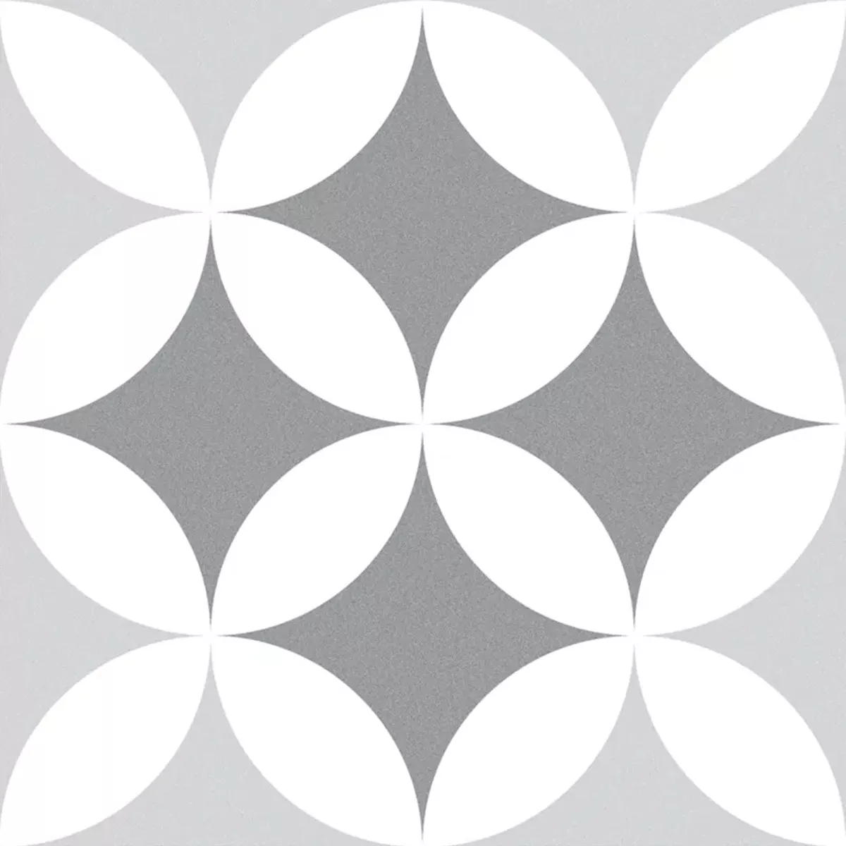 Atlantica Oteiza Grau Weiß 25x25 cm