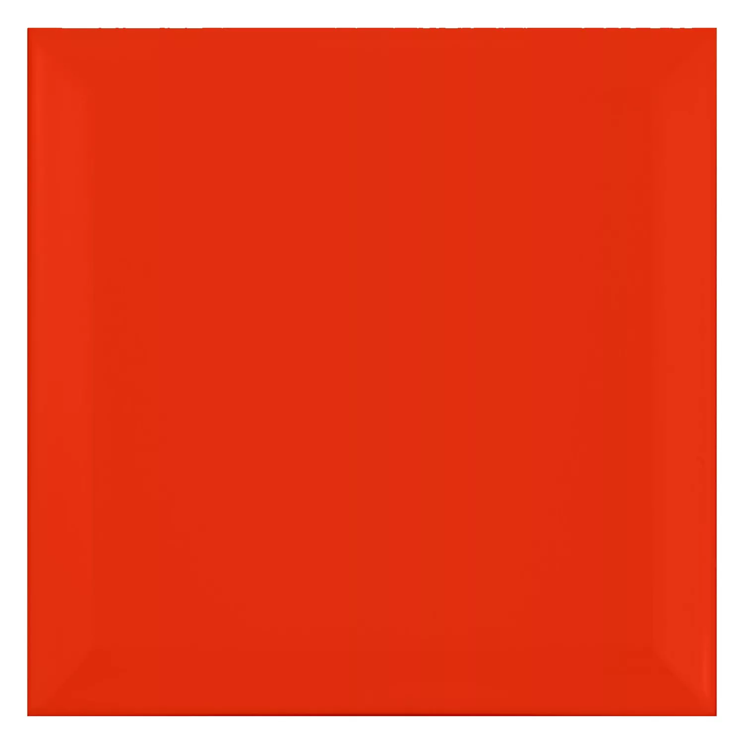 Metrofliese Rot Matt 15x15 cm Facette Eris Rojo