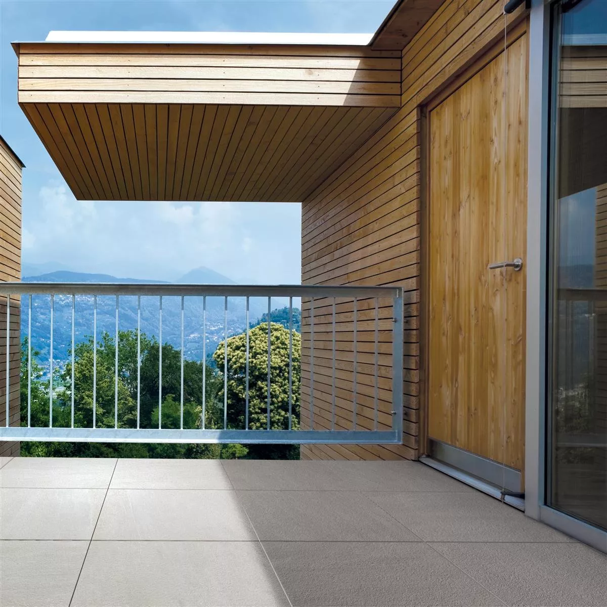 Muster Terrassenplatten Helmond 60x60cm Grau