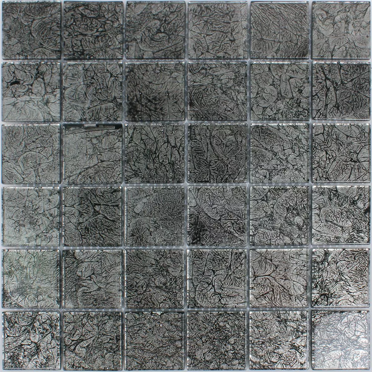 Muster von Mosaikfliesen Glas Kandila Schwarz 