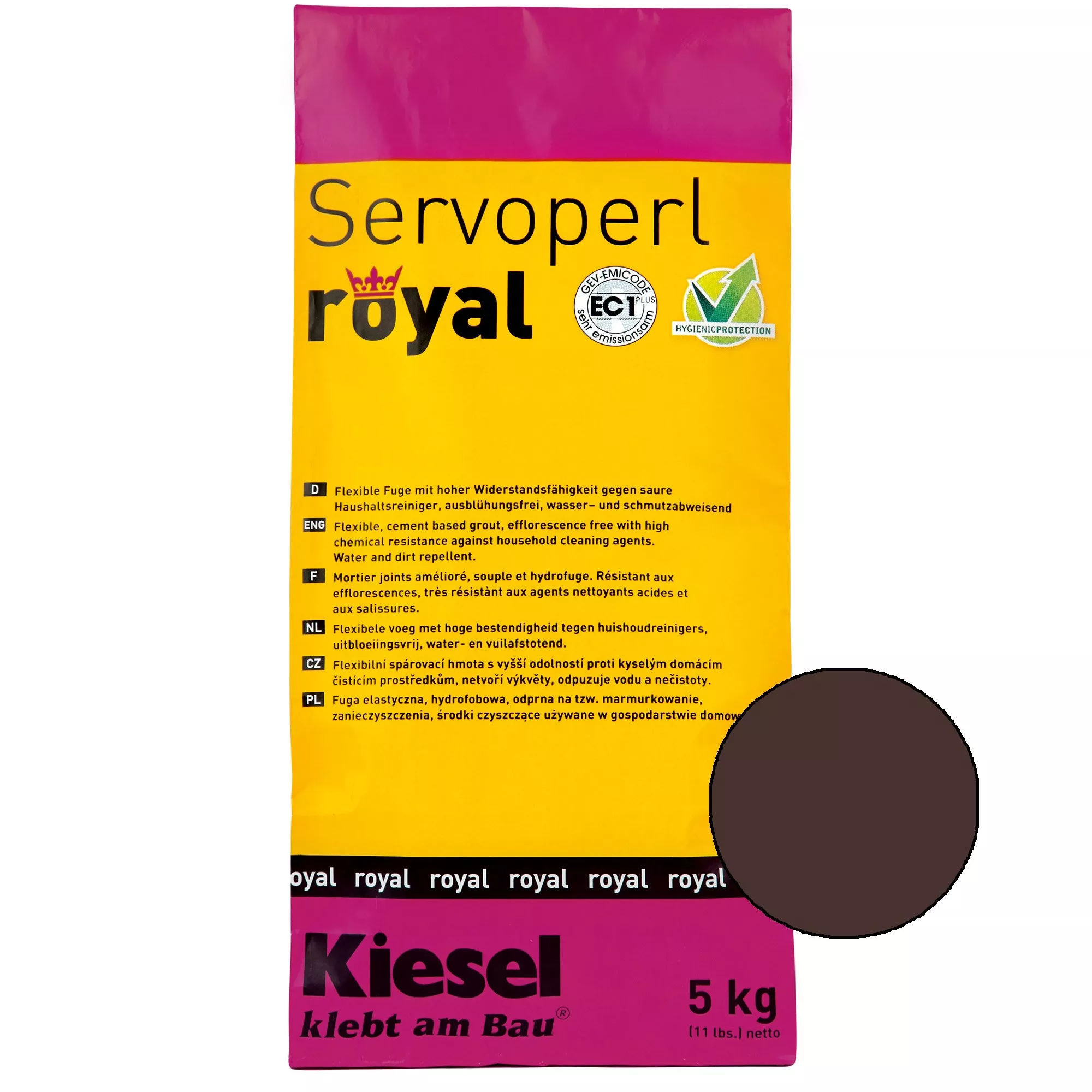 Kiesel Servoperl royal - Flexible, wasser- und schmutzabweisende Fuge 