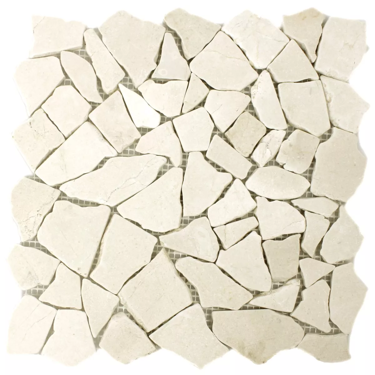 Mosaikfliesen Marmor Bruch Botticino