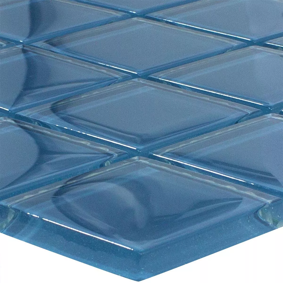 Muster von Glasmosaik Fliesen Melmore Blau