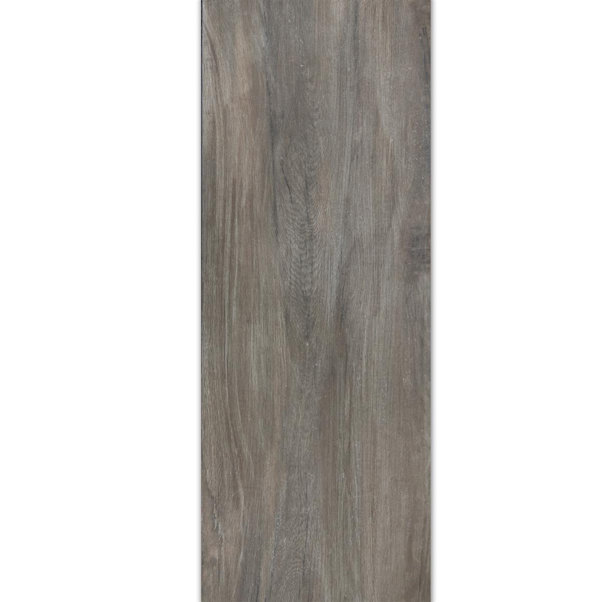 Terrassenplatte Fremont Holzoptik Grau 40x120cm