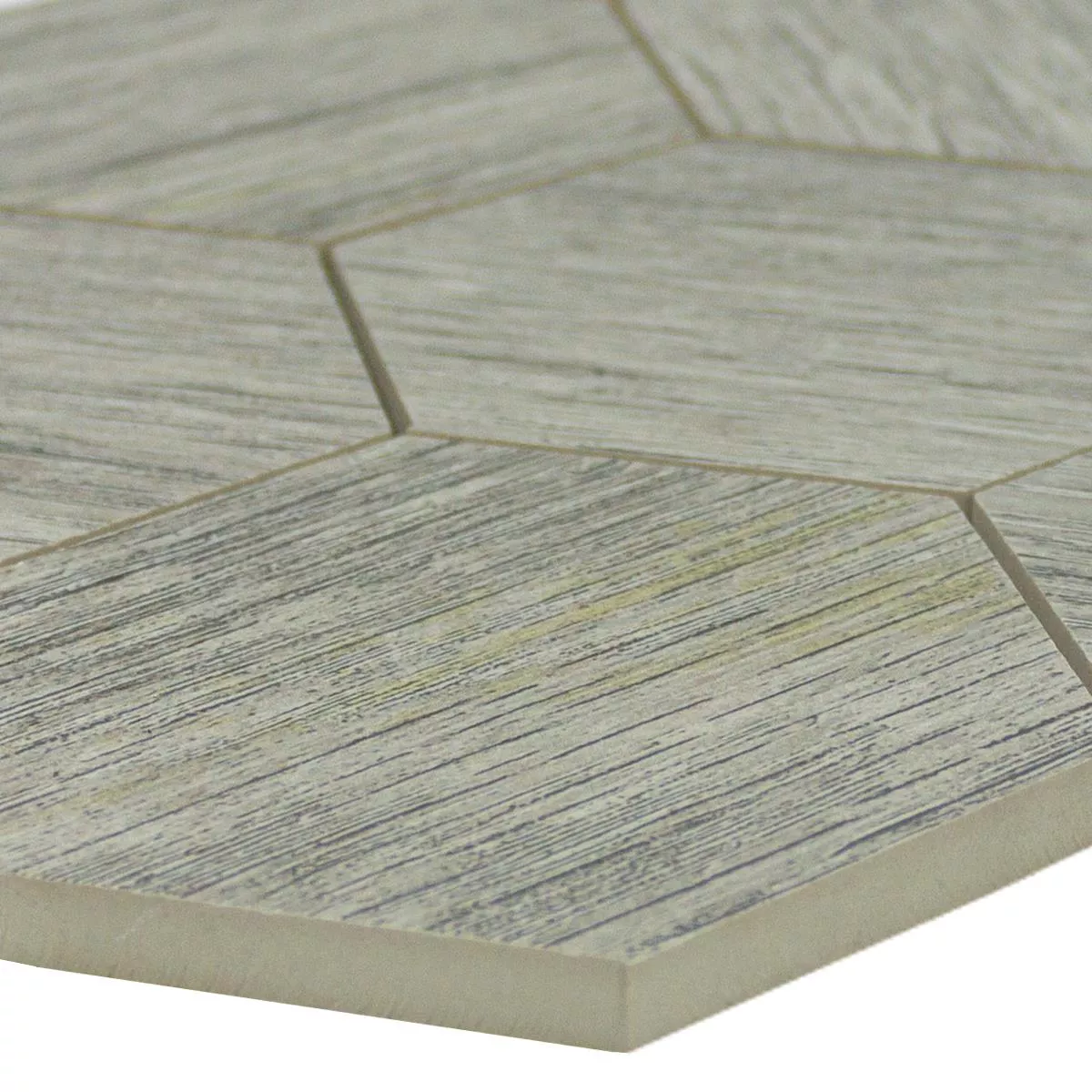 Feinsteinzeug Mosaikfliesen Hexagon Straubing Grau Feinsteinzeug Mosaikfliesen Hexagon Straubing Grau