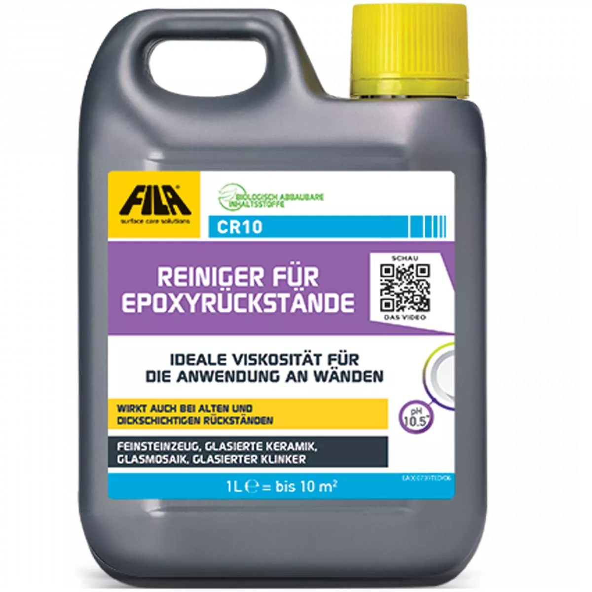 Fila CR10 Reiniger für Epoxidfugenmörtel 1 Liter