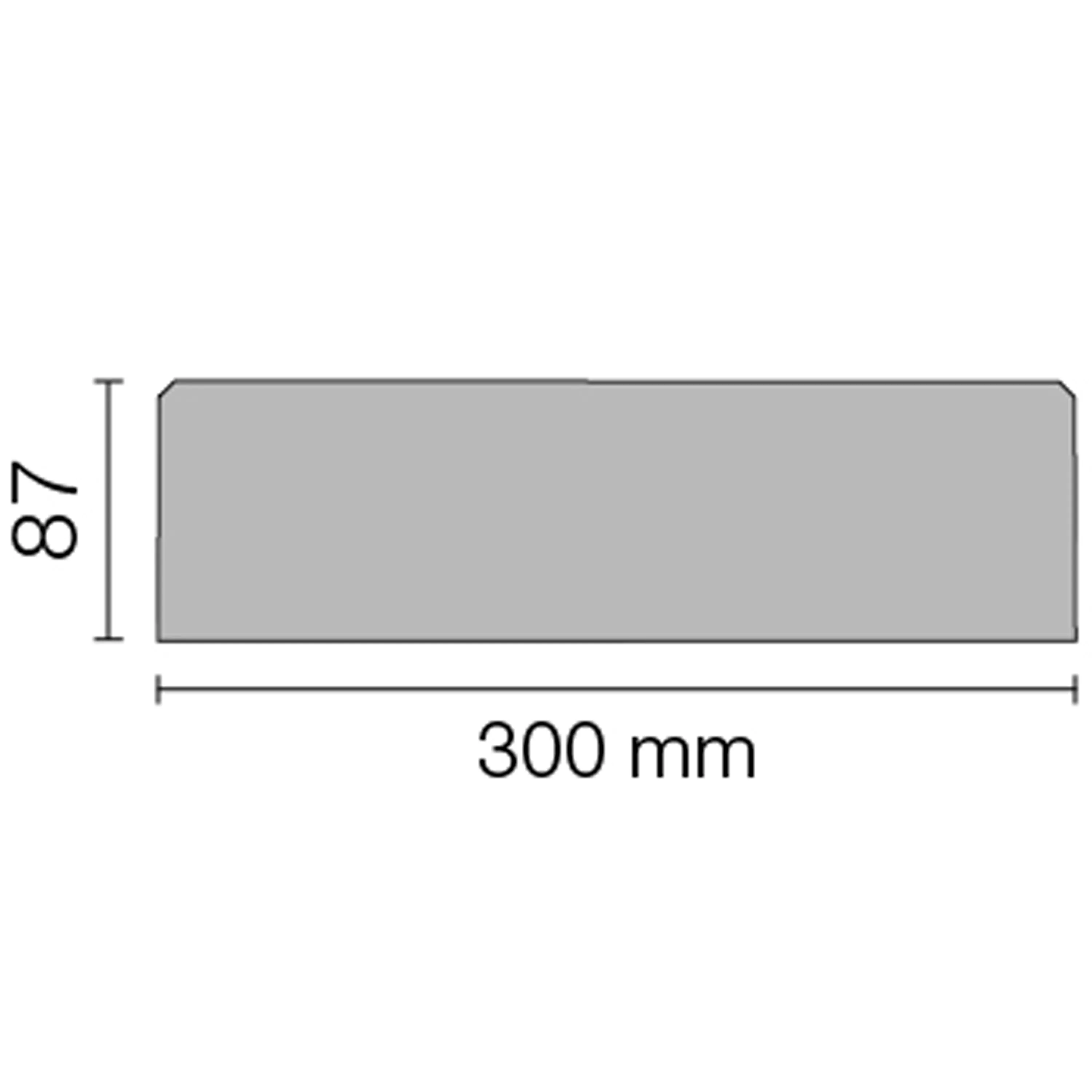 Nischen Wandablage Schlüter Rechteck 30x8,7cm Curve Anthrazit