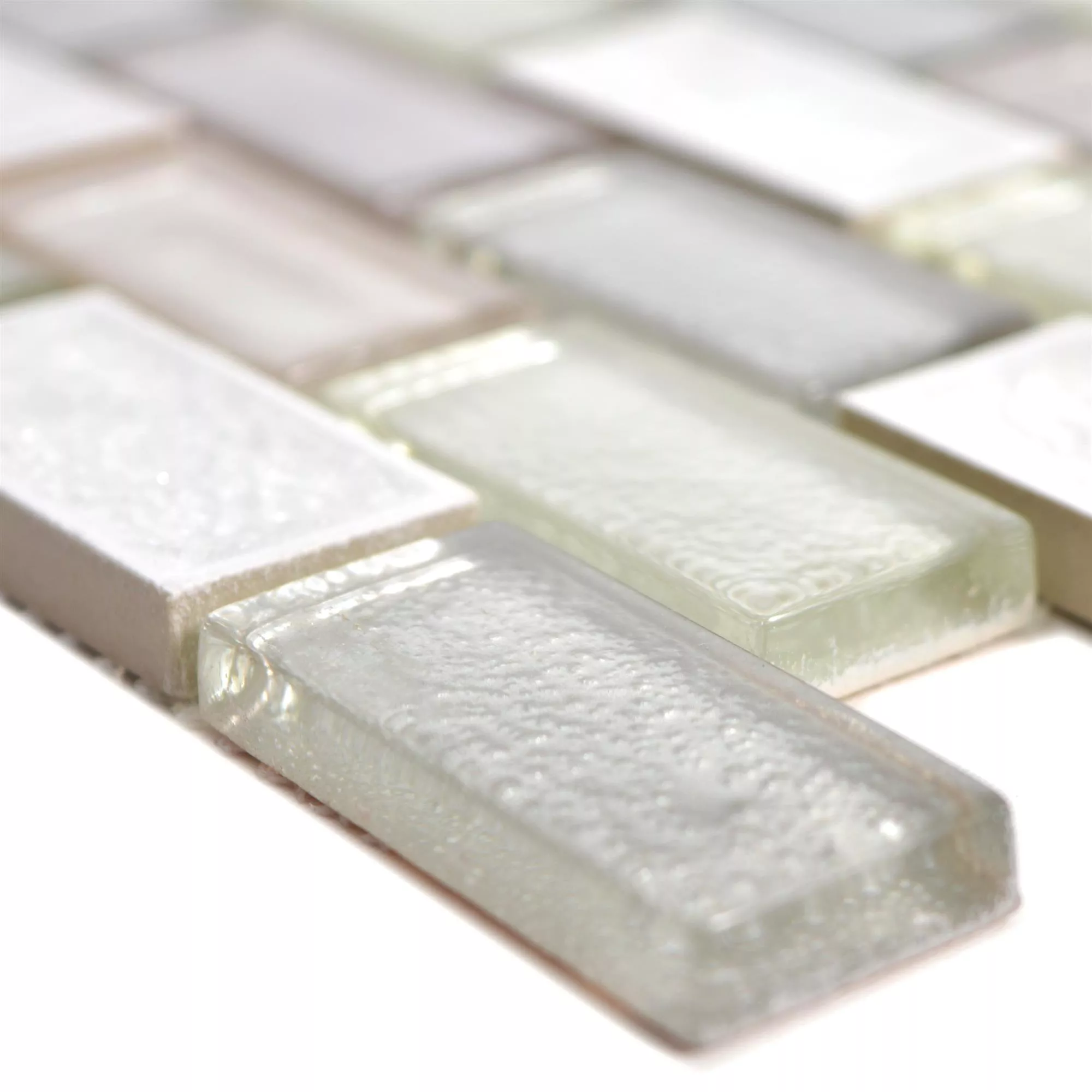 Glas Keramik Mosaikfliesen Mirasol Altweiß Glas Keramik Mosaikfliesen Mirasol Altweiß
