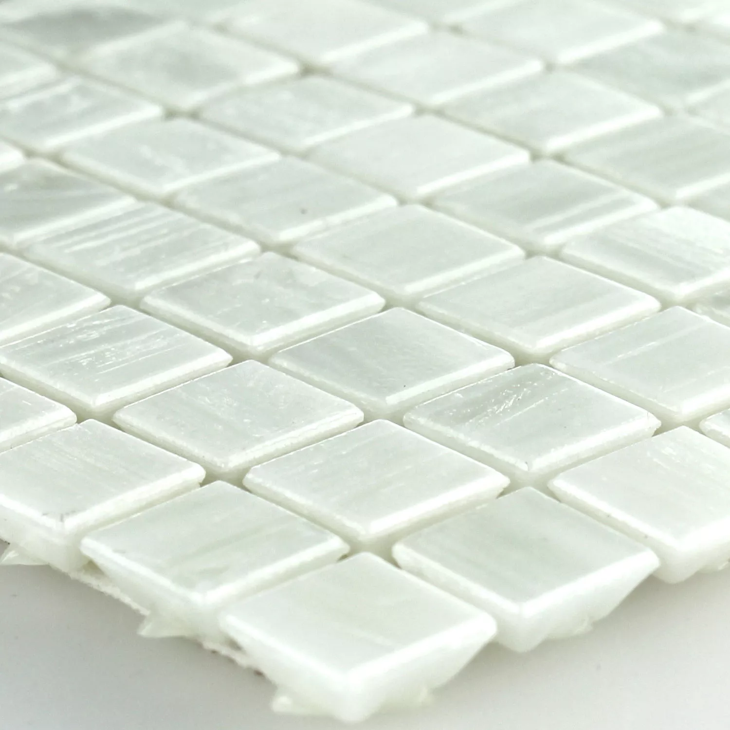 KALUCION Schillernde Glas-Mosaikfliesen 280 Stück – 4 Formen, Irisierend, Für DIY Basteln & Dekoration
