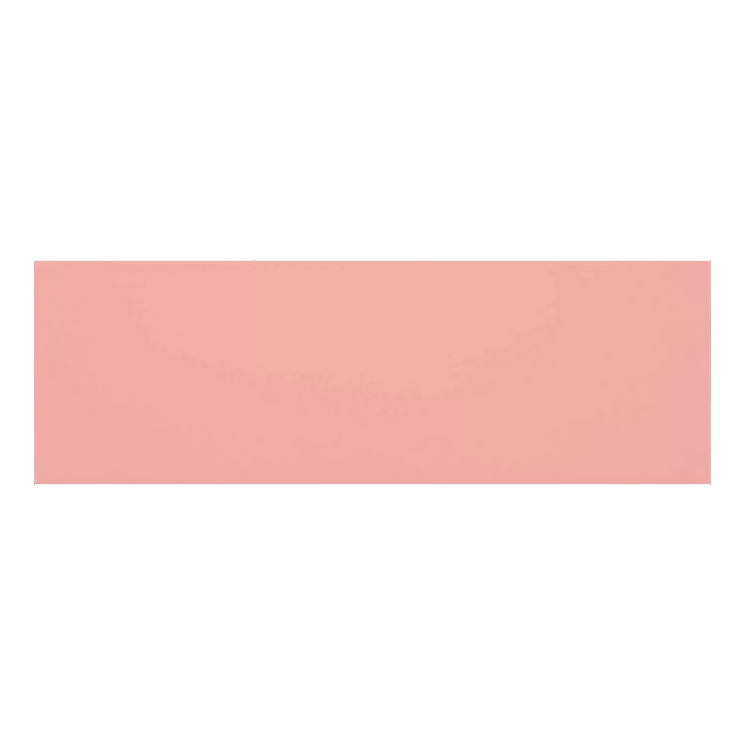 Metrofliese Rosa Matt 10x30 cm Ohne Facette Candy Rosa
