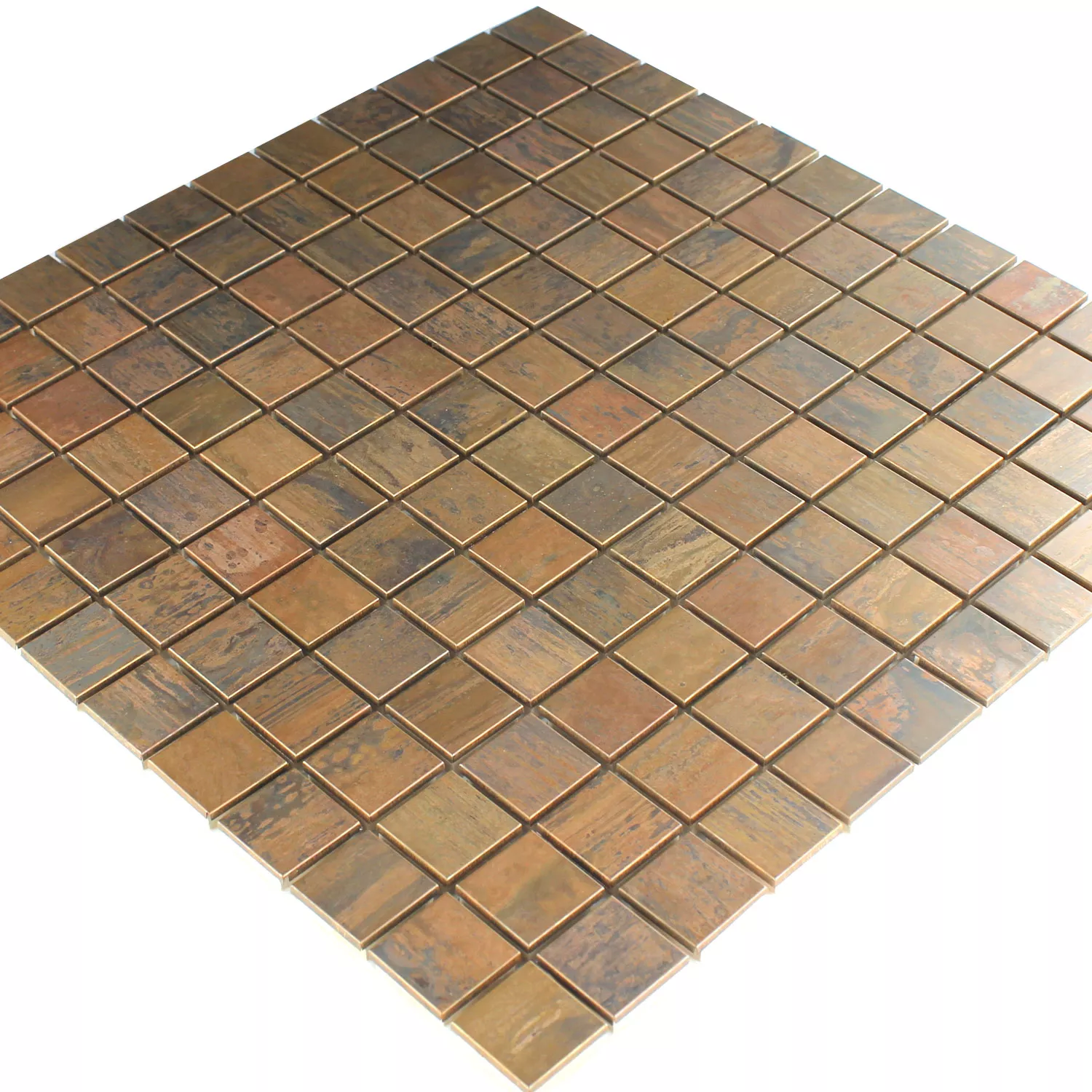 Mosaikfliesen Kupfer Design 23x23x8mm