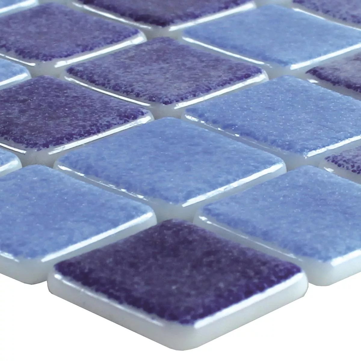 Muster von Glas Schwimmbad Pool Mosaik Antonio Blau Mix