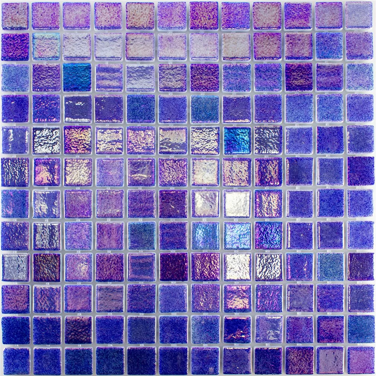 Muster von Glas Schwimmbad Pool Mosaik McNeal Dunkelblau 25
