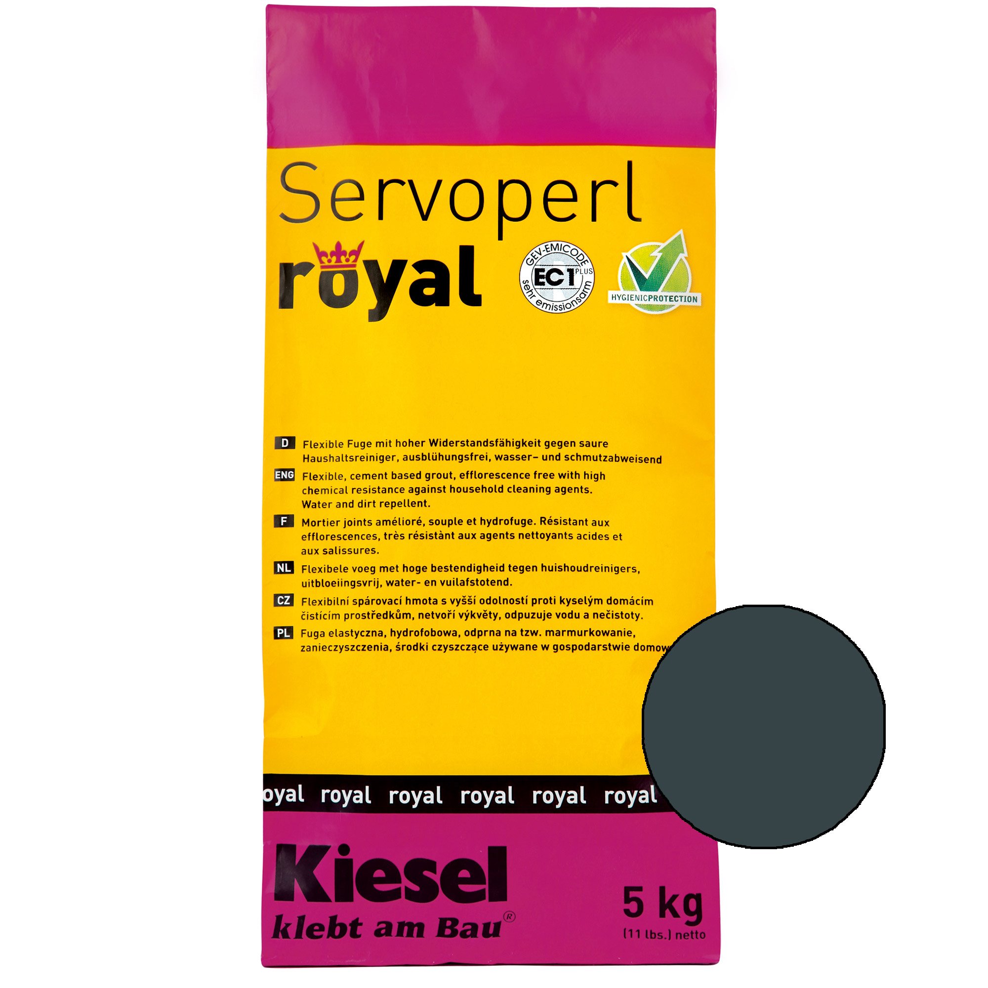 Kiesel Servoperl royal - Flexible, wasser- und schmutzabweisende Fuge (5KG Desert Sand)