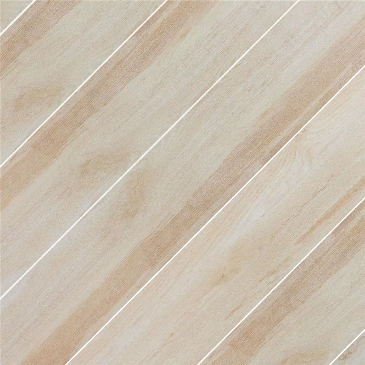 Muster von Bodenfliesen Holzoptik Caledonia Beige 30x120cm