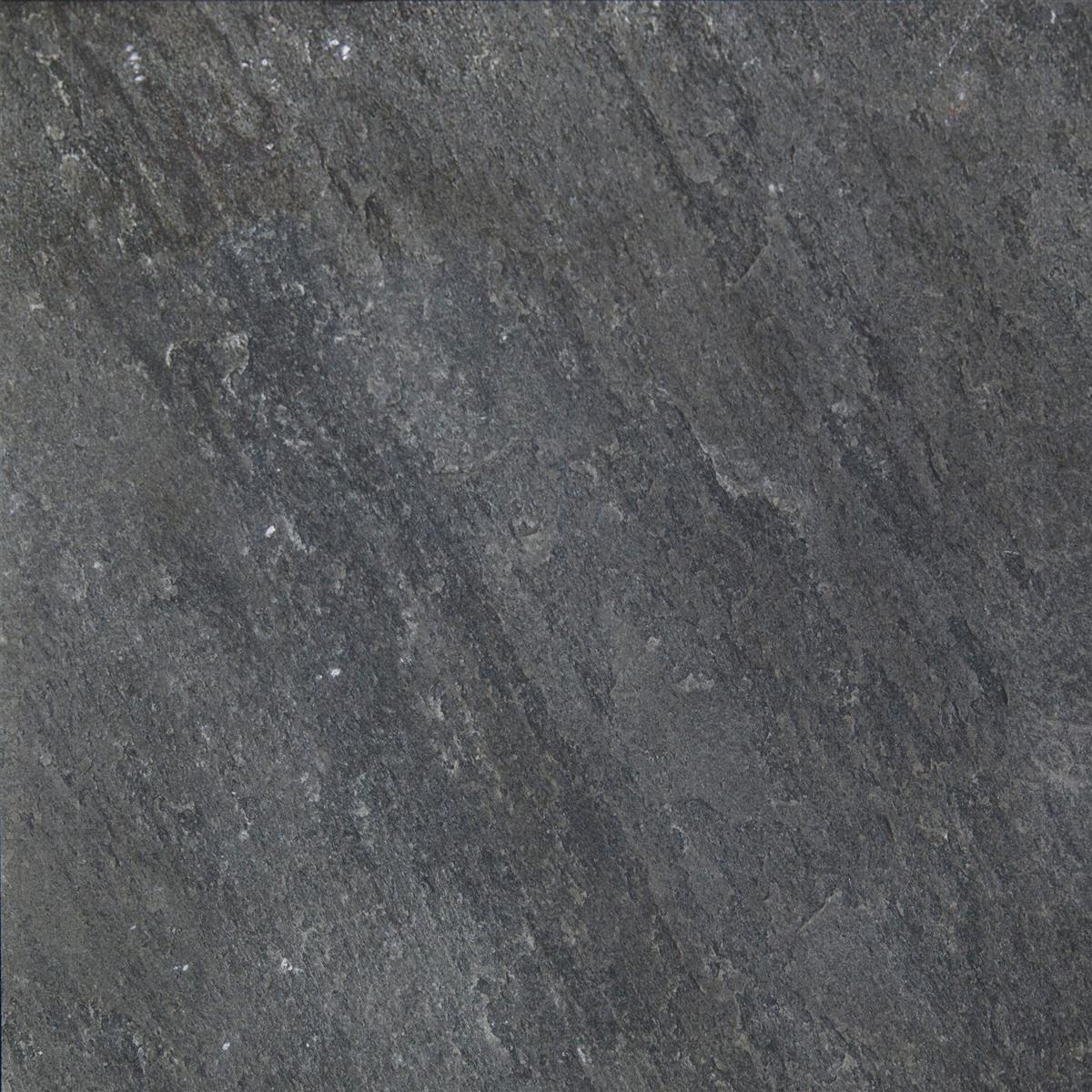 Terrassenplatte Pollux Schwarz 60x60cm