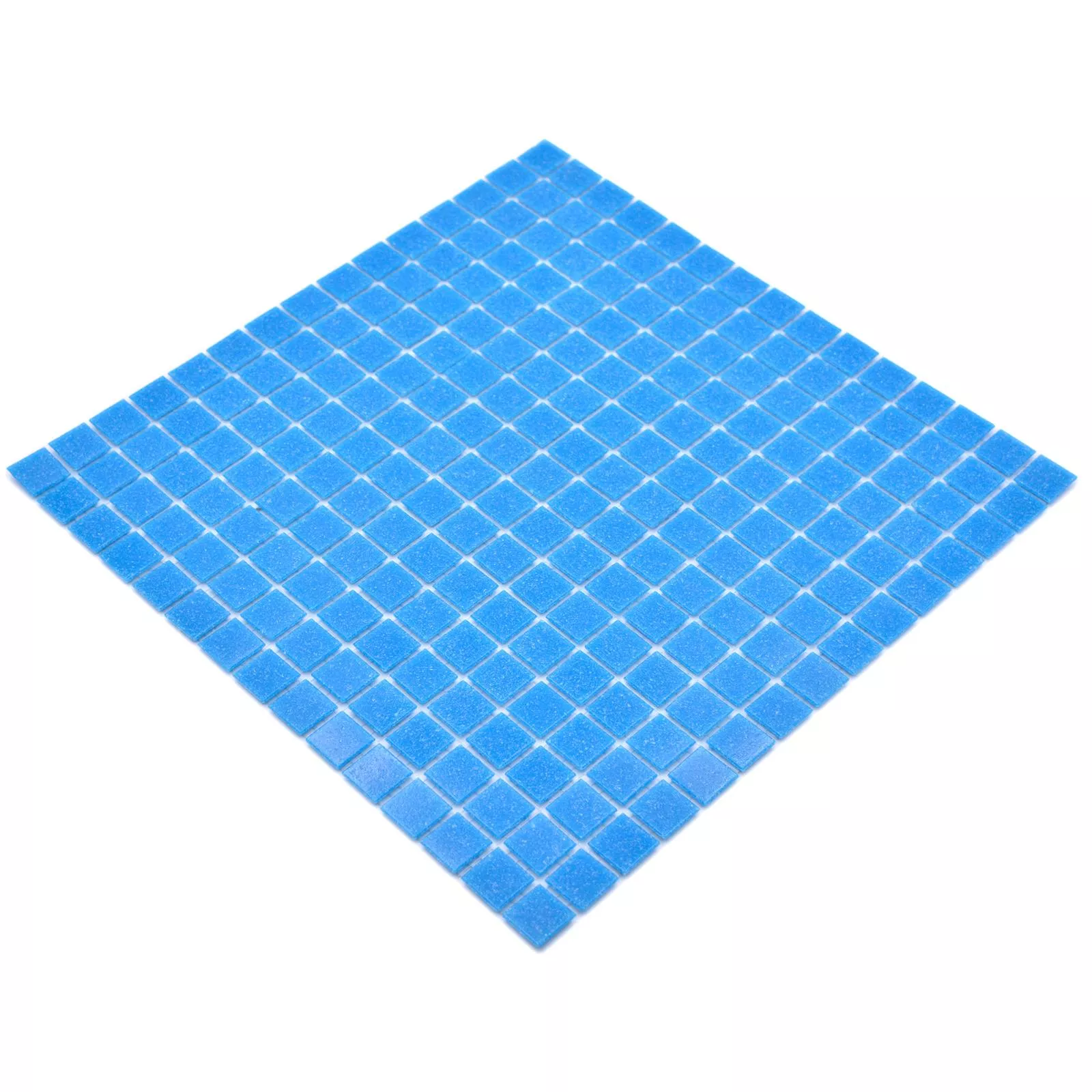 Muster von Schwimmbad Pool Mosaik North Sea Blau Uni