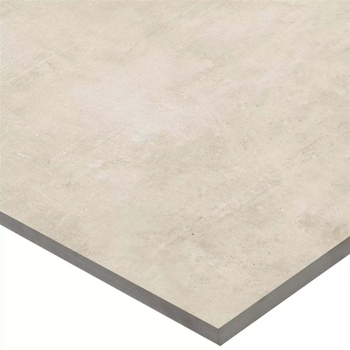 Muster von Bodenfliesen Assos Betonoptik R10/B Beige 60x120cm