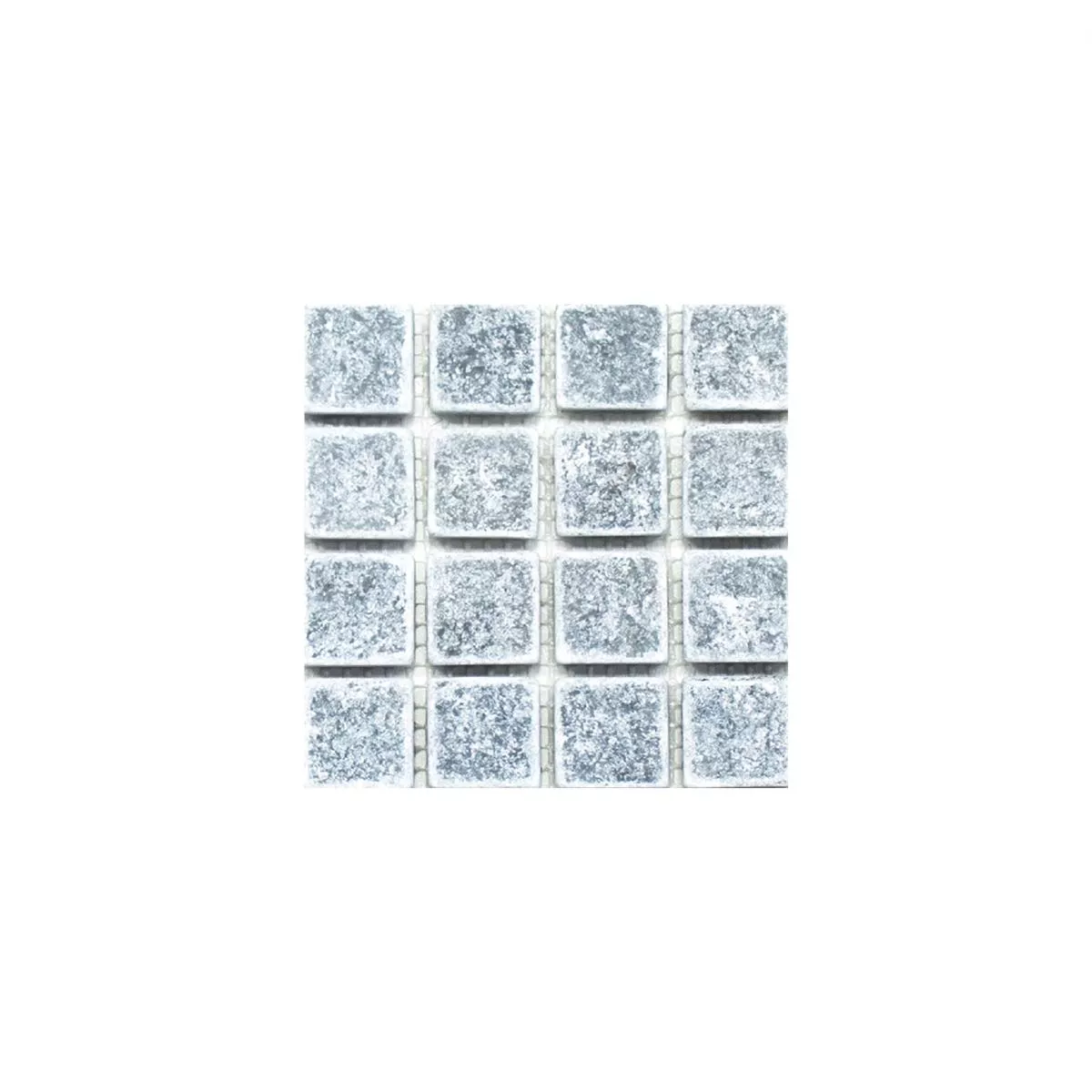 Muster Marmor Mosaikfliesen Bardiglio Schwarz Grau 23