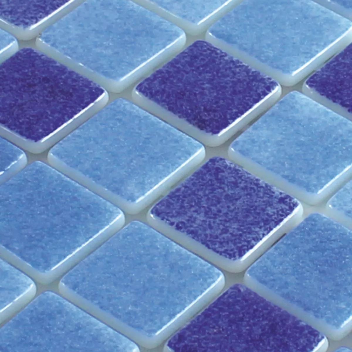 Muster von Glas Schwimmbad Pool Mosaik Antonio Blau Mix