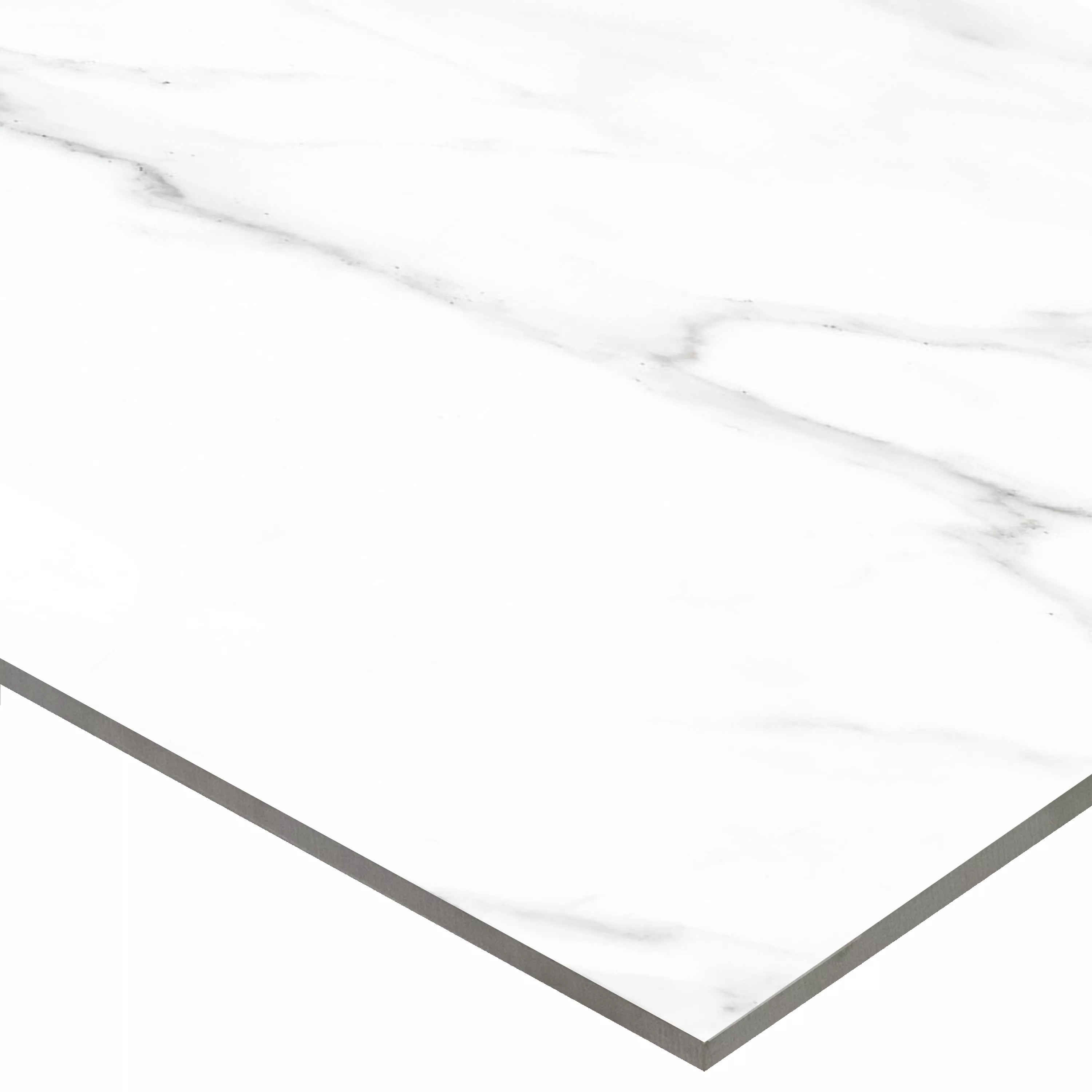 Bodenfliesen Arcadia Marmoroptik Poliert Weiß 60x120cm