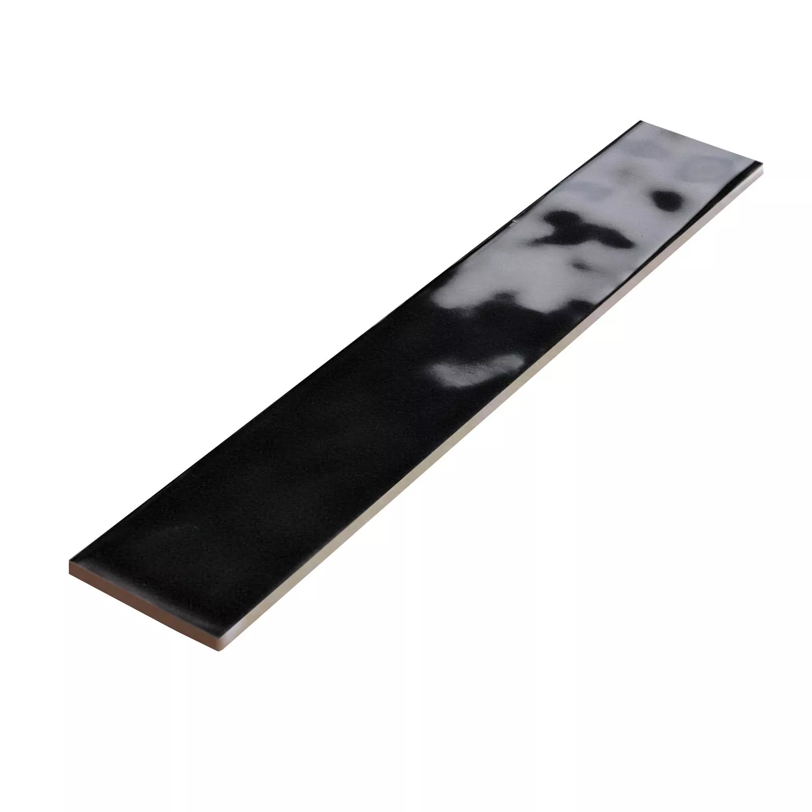 Wandfliesen Montreal Gewellt Schwarz 5x25cm Wandfliesen Montreal Gewellt Schwarz 5x25cm