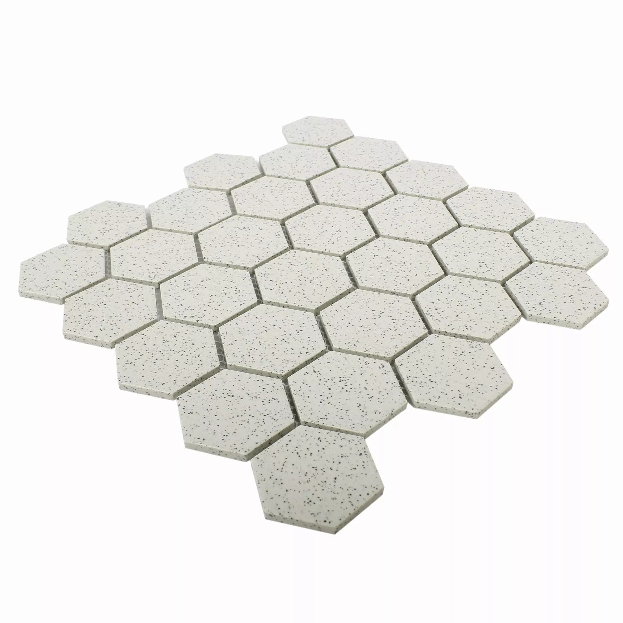 Keramik Mosaikfliesen Luanda Beige Hexagon 51