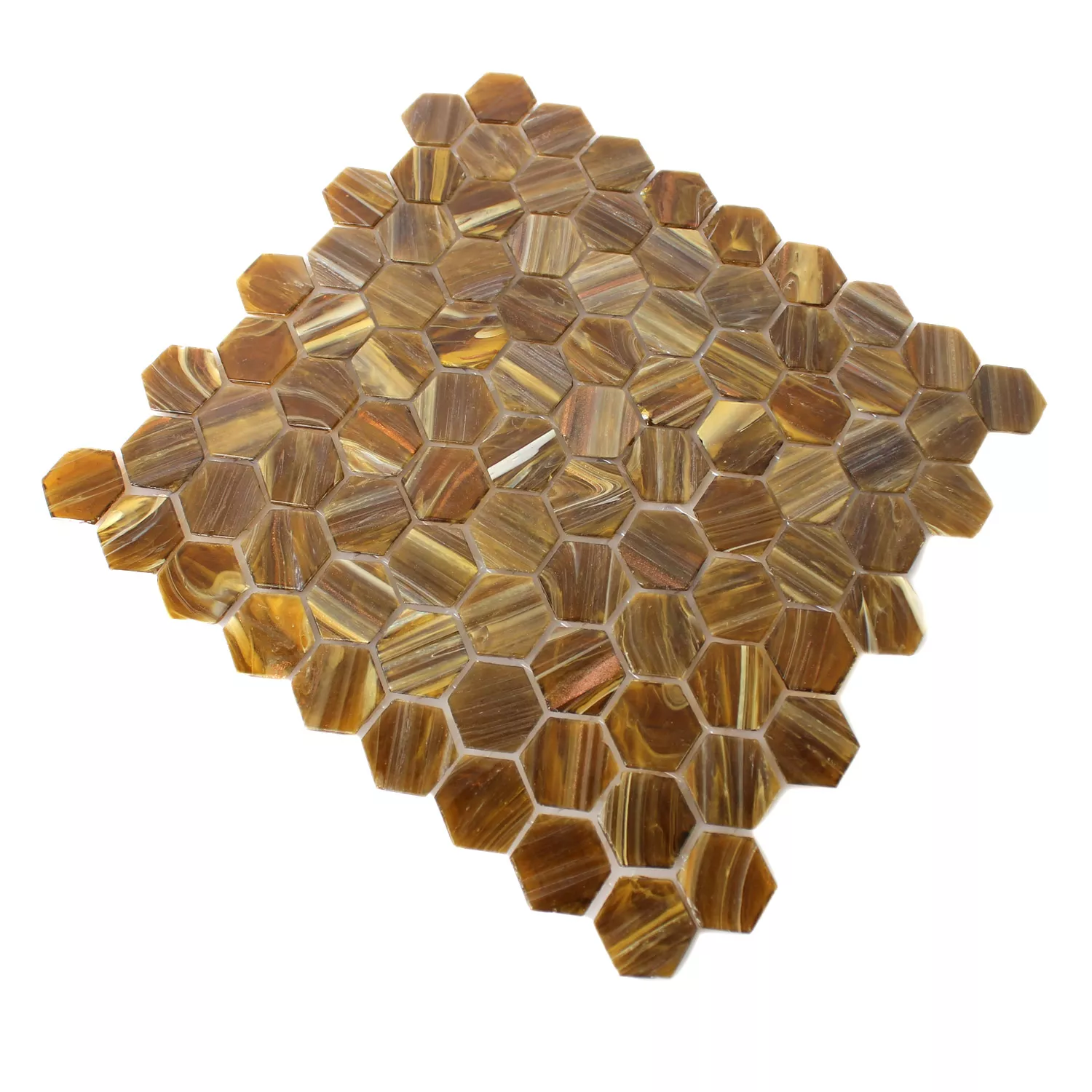 Mosaikfliesen Trend-Vi Glas Hexagonal 282