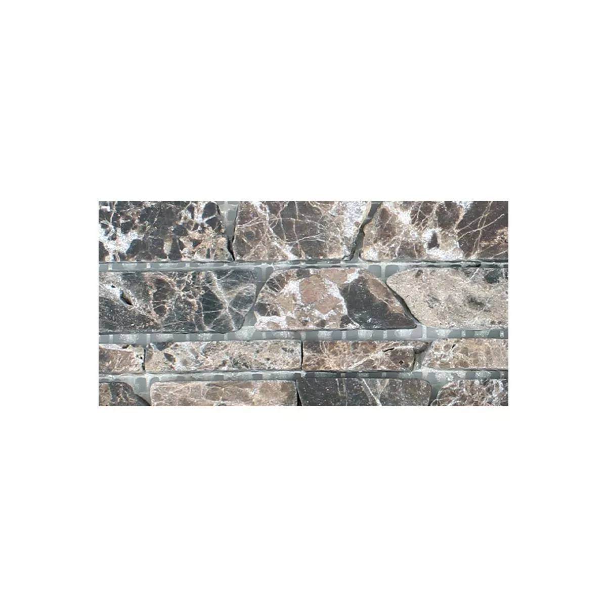 Muster von Mosaikfliesen Marmor Havel Brick Castanao