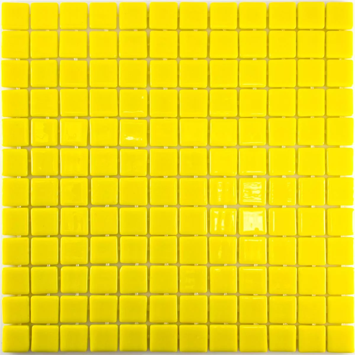 Muster von Glas Pool Schwimmbad Mosaik Pixley Gelb