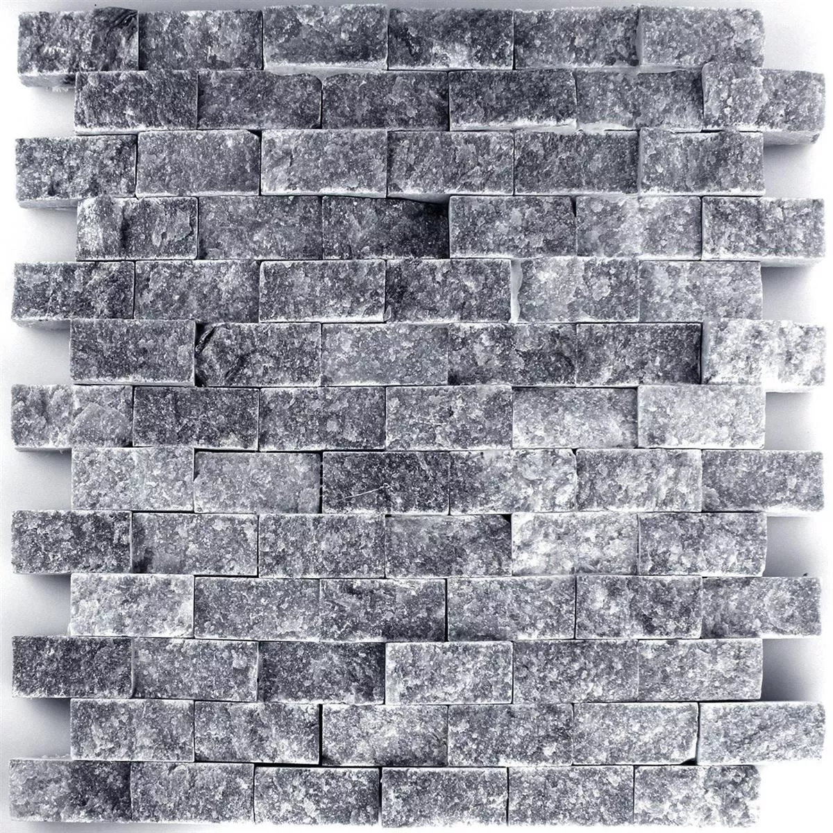 Muster von Mosaikfliesen Marmor Visso Nero 3D